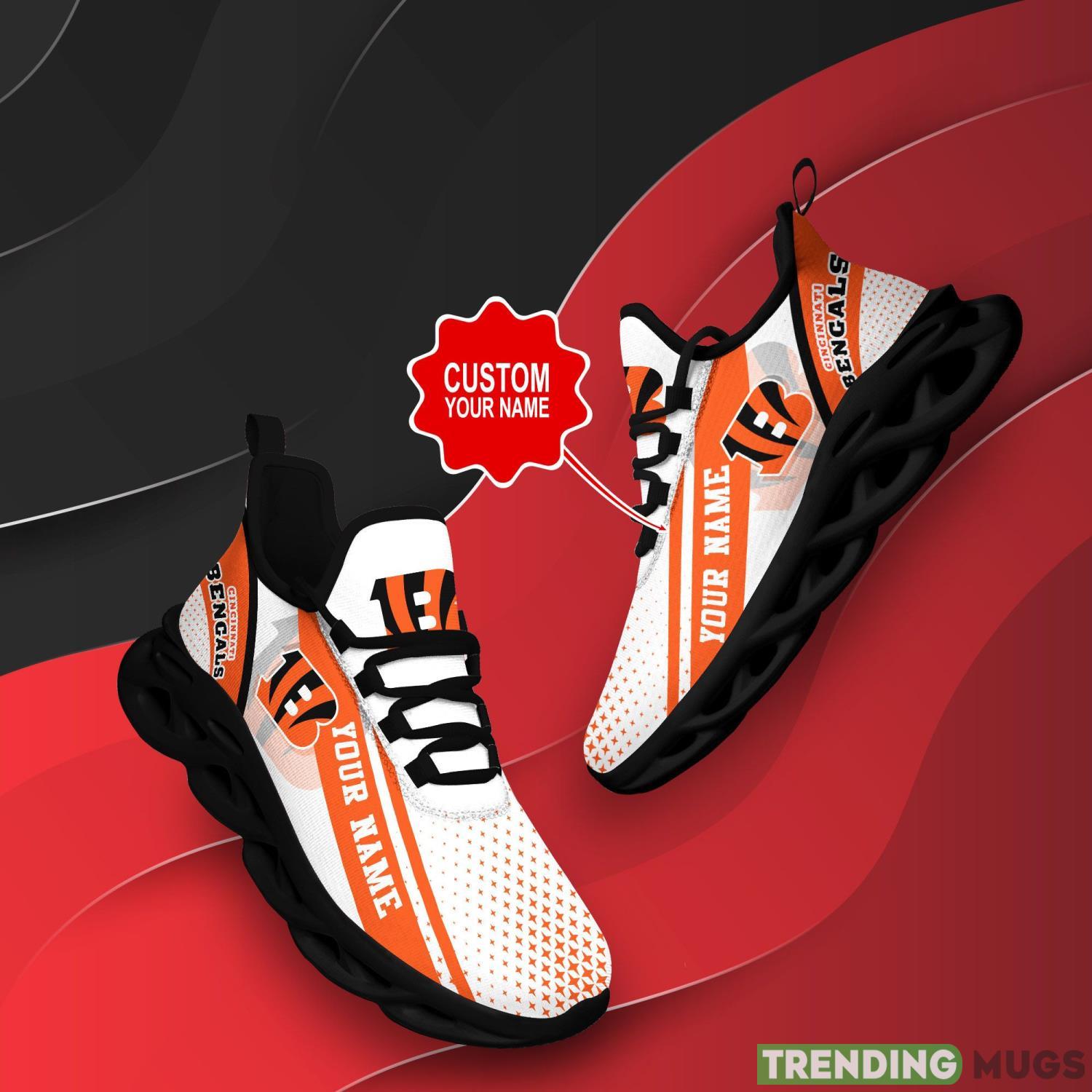 Cincinnati Bengals Custom Name Max Soul Shoes Football Fans Sneakers For Men Women Max Soul Cincinnati Bengals Custom Name Max Soul Shoes Football Fans Sneakers For Men Women Max Soul
