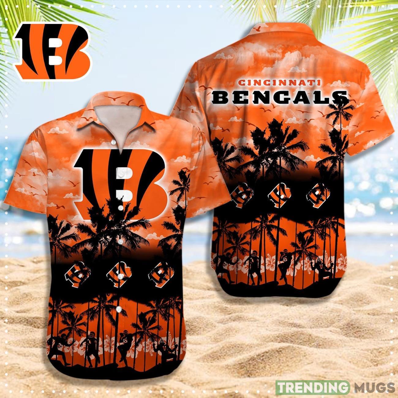 Cincinnati Bengals NFL Hawaiian Shirt Summer Gift For Fans Beach Shirt Product Photo 1 Cincinnati Bengals NFL Hawaiian Shirt Summer Gift For Fans Beach Shirt Product Photo 1