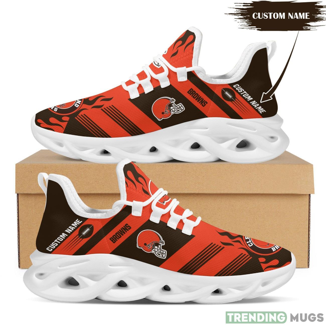 Cleveland Browns Custom Personalized Max Soul Sneakers Running Sports Shoes Max Soul Cleveland Browns Custom Personalized Max Soul Sneakers Running Sports Shoes Max Soul