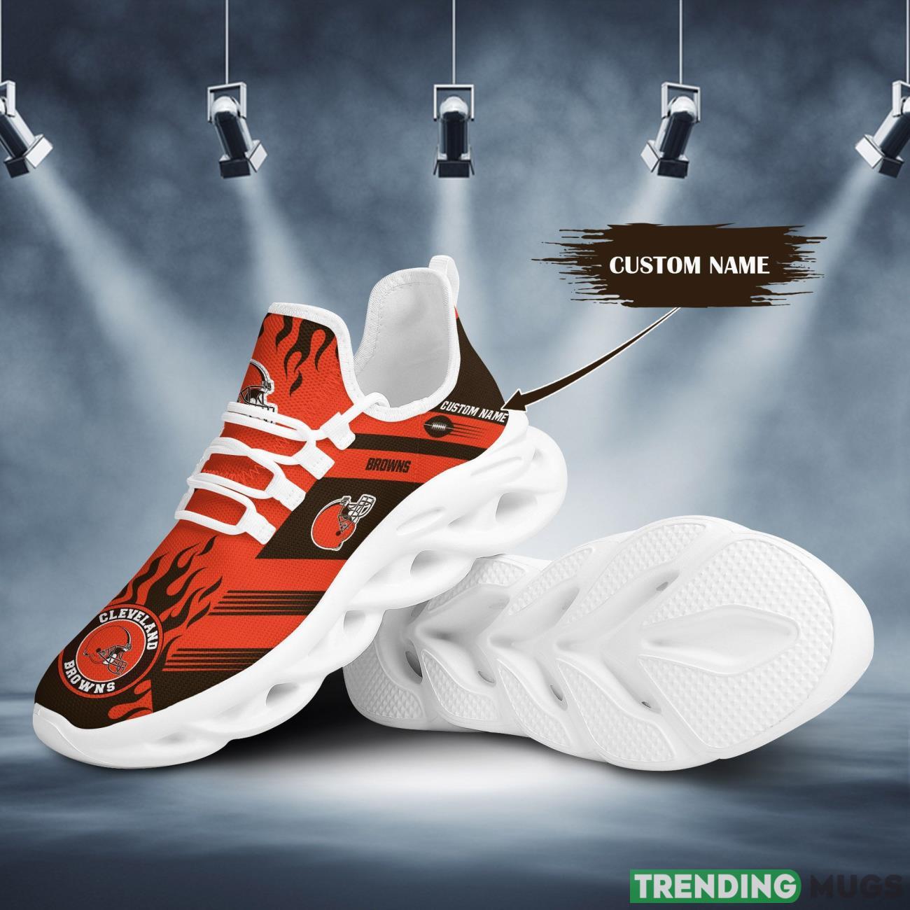 Cleveland Browns Custom Personalized Max Soul Sneakers Running Sports Shoes Max Soul Cleveland Browns Custom Personalized Max Soul Sneakers Running Sports Shoes Max Soul