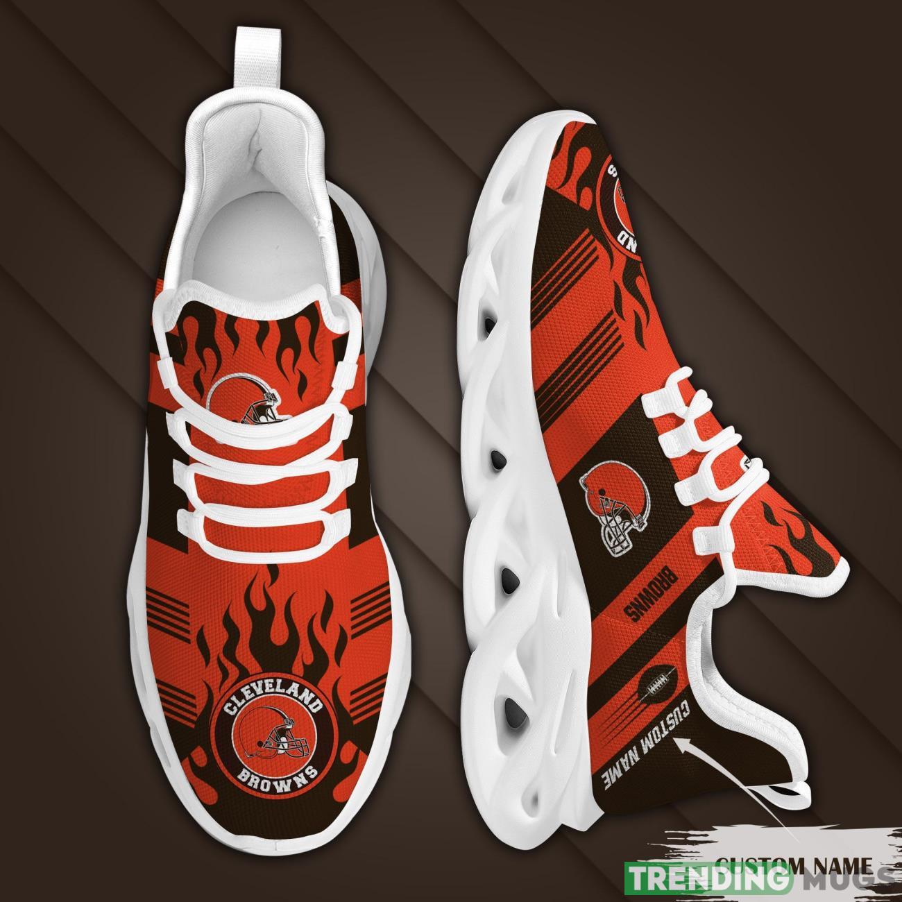 Cleveland Browns Custom Personalized Max Soul Sneakers Running Sports Shoes Max Soul Cleveland Browns Custom Personalized Max Soul Sneakers Running Sports Shoes Max Soul