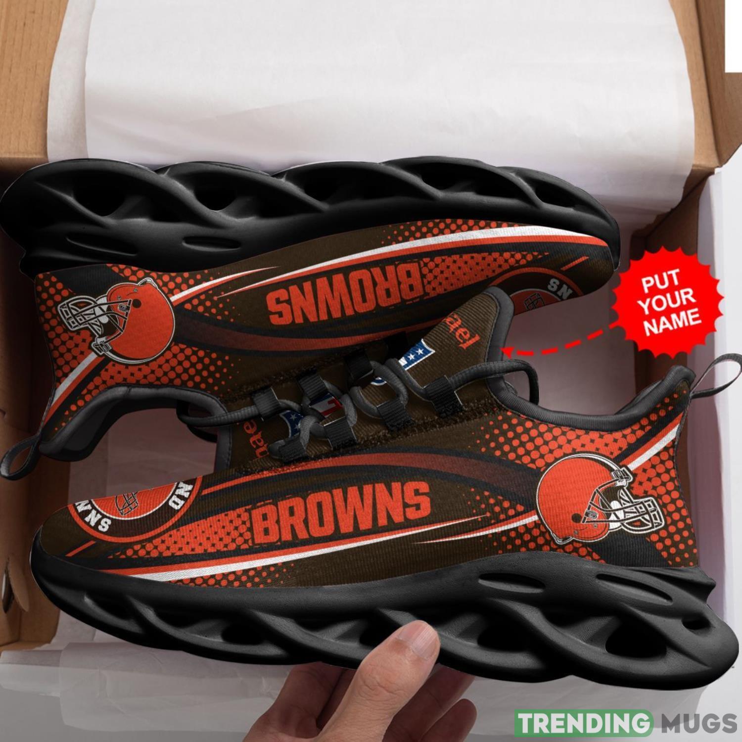 Cleveland Browns Custom Personalized Max Soul Sneakers Running Sports Shoes For Men Women Max Soul Cleveland Browns Custom Personalized Max Soul Sneakers Running Sports Shoes For Men Women Max Soul