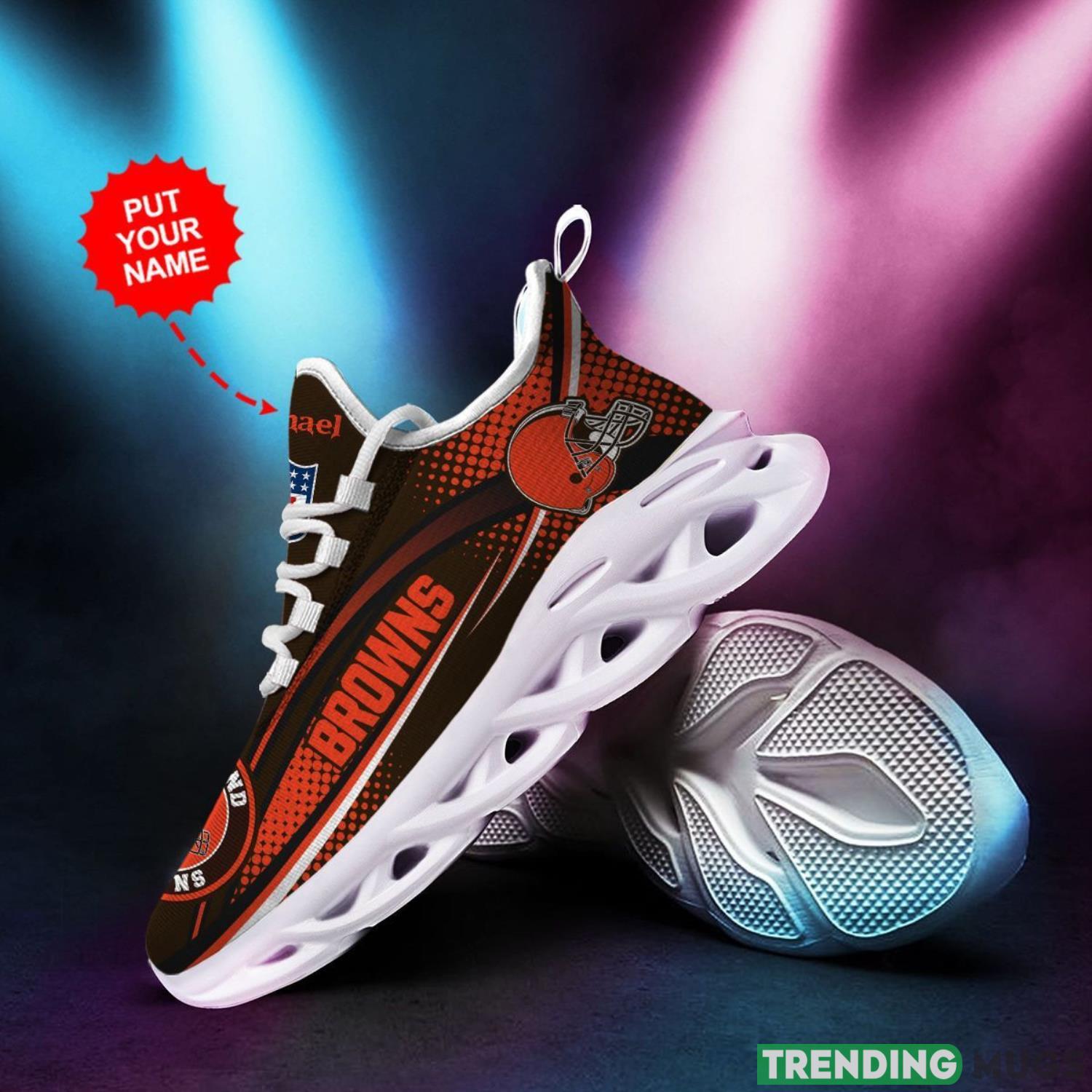 Cleveland Browns Custom Personalized Max Soul Sneakers Running Sports Shoes For Men Women Max Soul Cleveland Browns Custom Personalized Max Soul Sneakers Running Sports Shoes For Men Women Max Soul