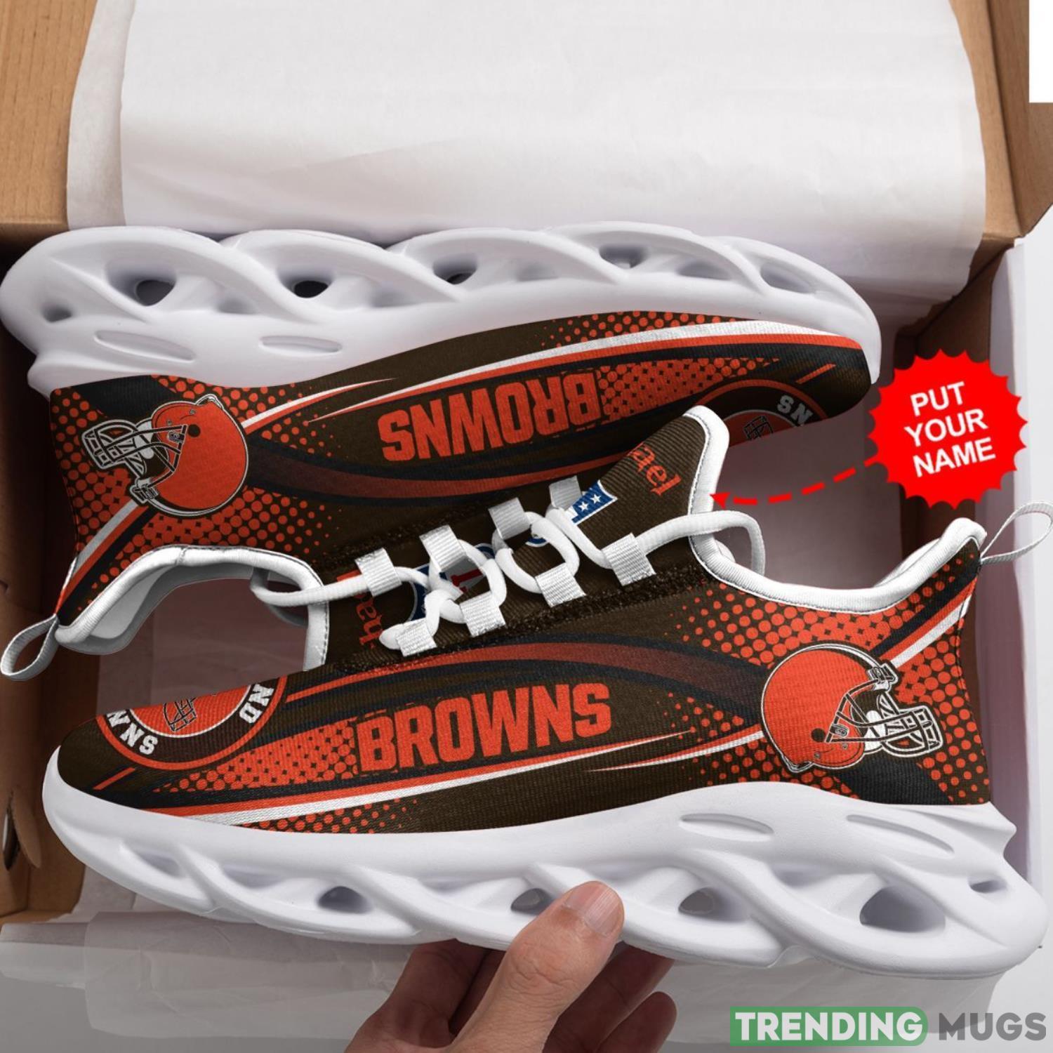 Cleveland Browns Custom Personalized Max Soul Sneakers Running Sports Shoes For Men Women Max Soul Cleveland Browns Custom Personalized Max Soul Sneakers Running Sports Shoes For Men Women Max Soul
