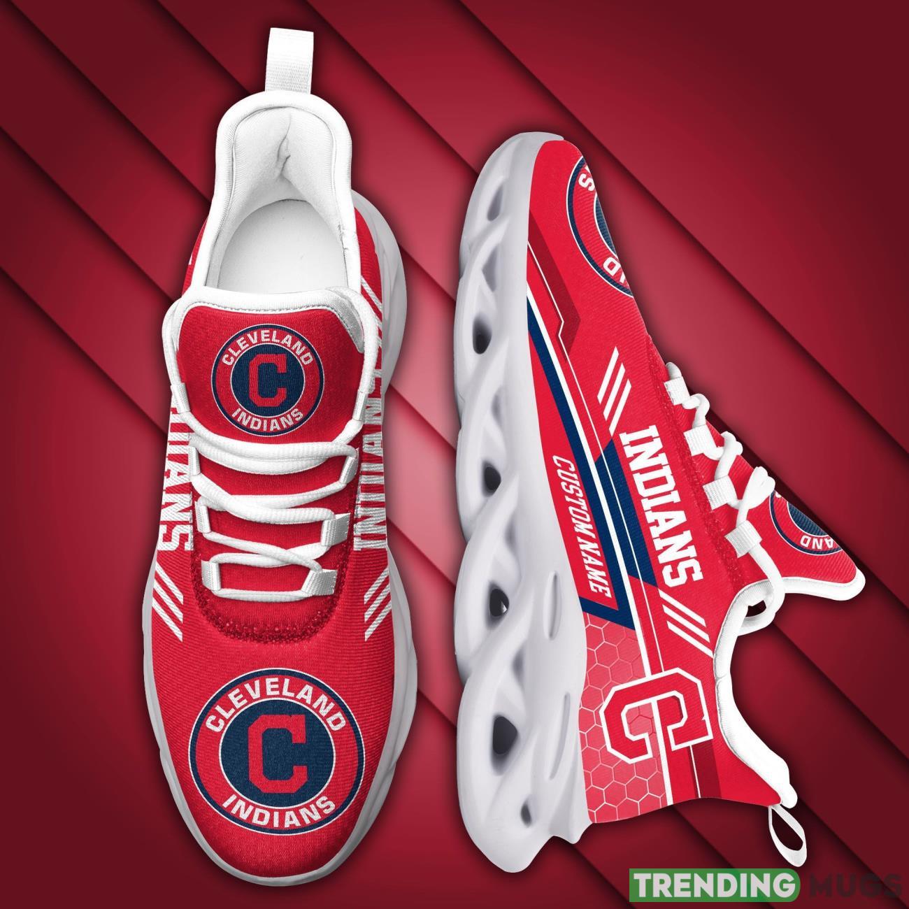 Cleveland Indians Custom Personalized Max Soul Sneakers Running Sports Shoes Max Soul Cleveland Indians Custom Personalized Max Soul Sneakers Running Sports Shoes Max Soul