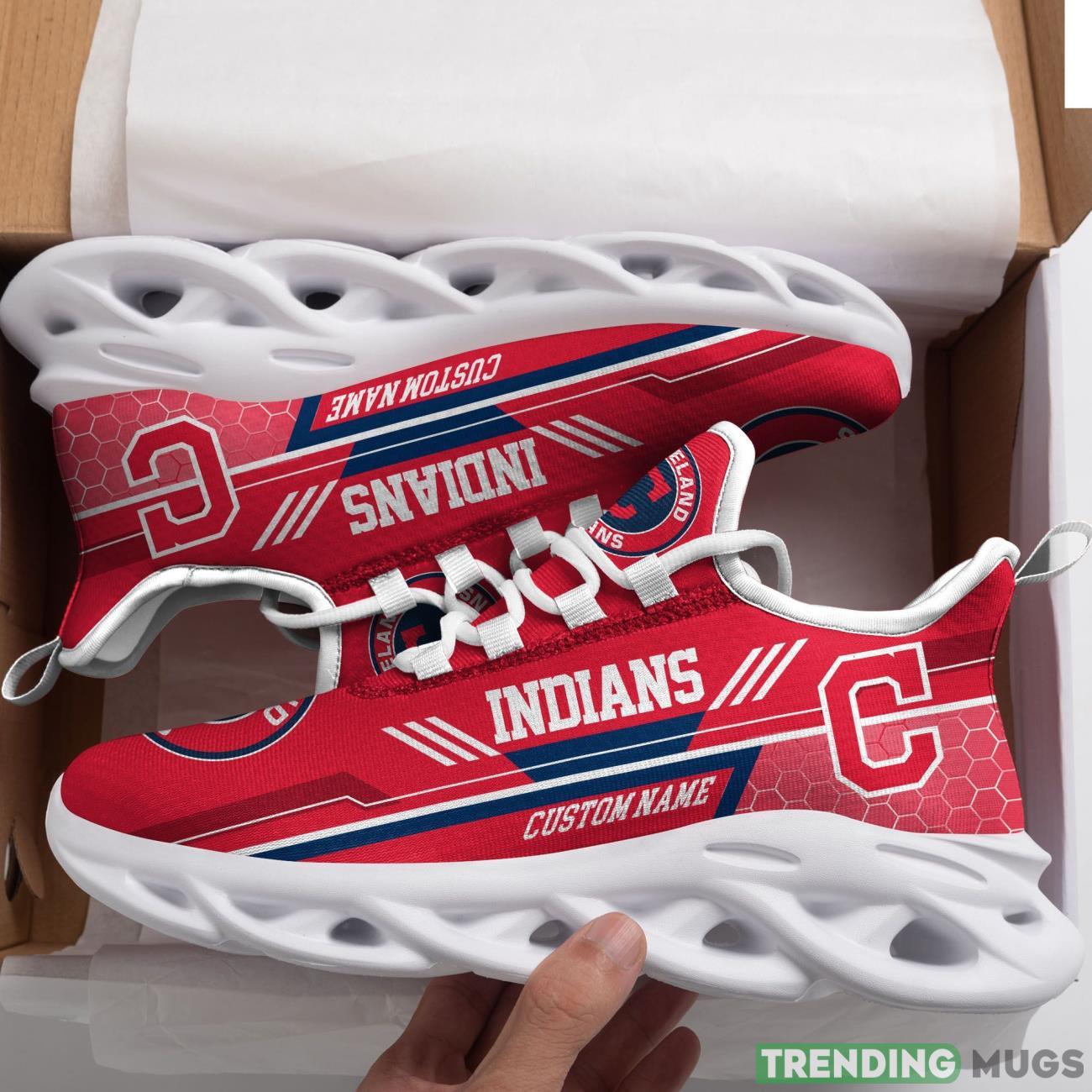 Cleveland Indians Custom Personalized Max Soul Sneakers Running Sports Shoes Product Photo 1 Cleveland Indians Custom Personalized Max Soul Sneakers Running Sports Shoes Product Photo 1