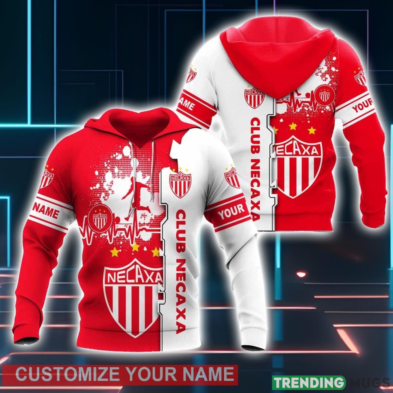 Club Necaxa 3D Hoodie Winter Gift For Men For Women Personalized Name 3D Hoodies Club Necaxa 3D Hoodie Winter Gift For Men For Women Personalized Name 3D Hoodies