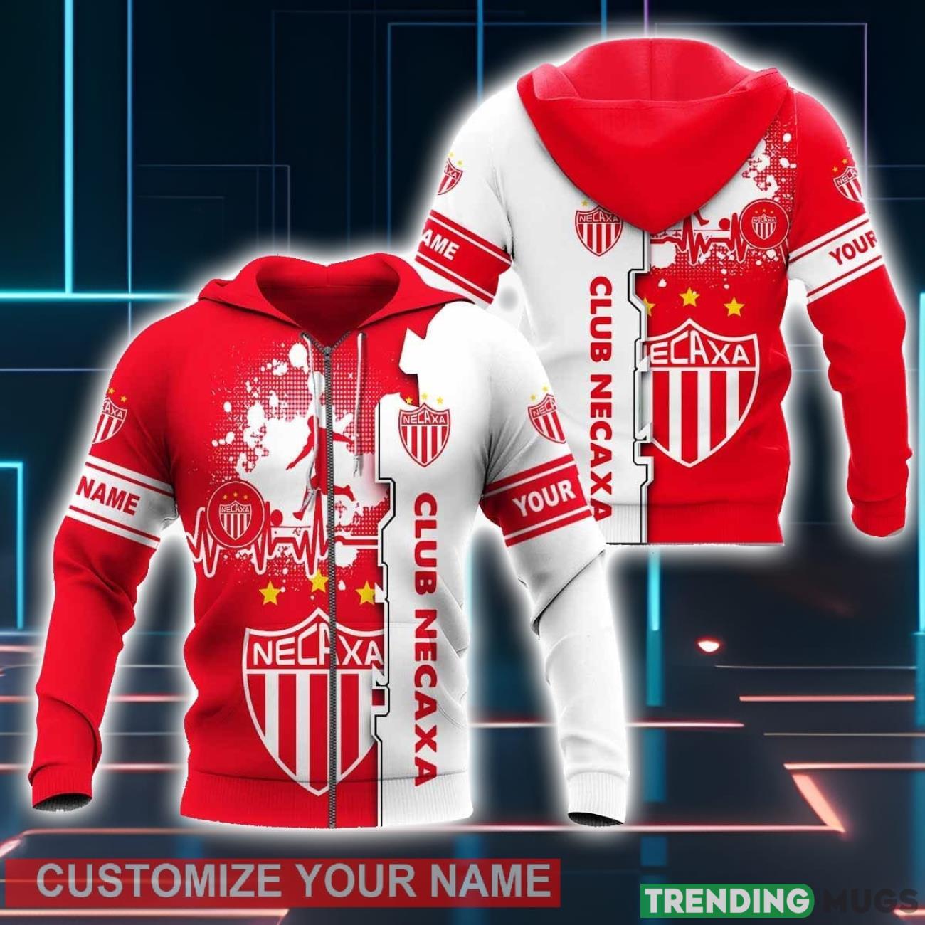 Club Necaxa 3D Hoodie Winter Gift For Men For Women Personalized Name Product Photo 1 Club Necaxa 3D Hoodie Winter Gift For Men For Women Personalized Name Product Photo 1