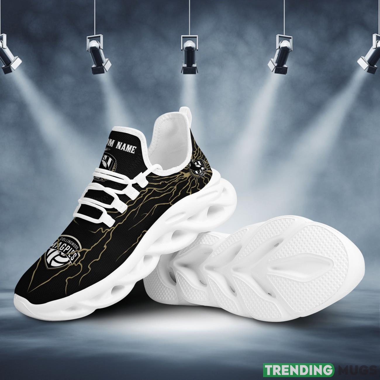 Collingwood Magpies Custom Name Stylish Graffiti Personality Max Soul Shoes AFL For Men Women Max Soul Collingwood Magpies Custom Name Stylish Graffiti Personality Max Soul Shoes AFL For Men Women Max Soul