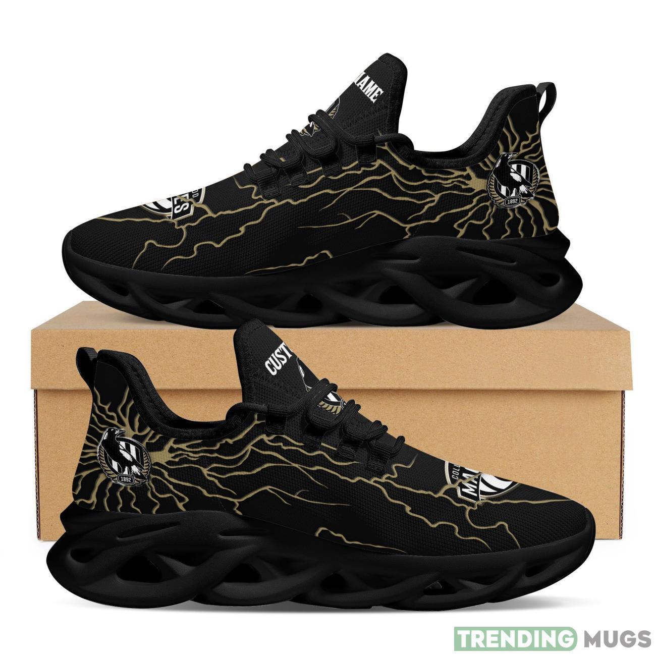 Collingwood Magpies Custom Name Stylish Graffiti Personality Max Soul Shoes AFL For Men Women Max Soul Collingwood Magpies Custom Name Stylish Graffiti Personality Max Soul Shoes AFL For Men Women Max Soul