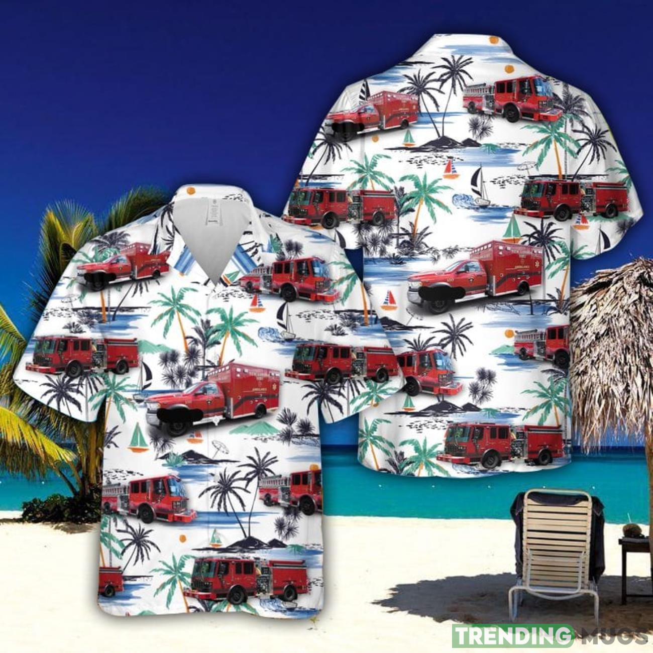 Connecticut New London County Fire Ambulance Hawaiian Shirt Summner Vacation Shirt Product Photo 1 Connecticut New London County Fire Ambulance Hawaiian Shirt Summner Vacation Shirt Product Photo 1