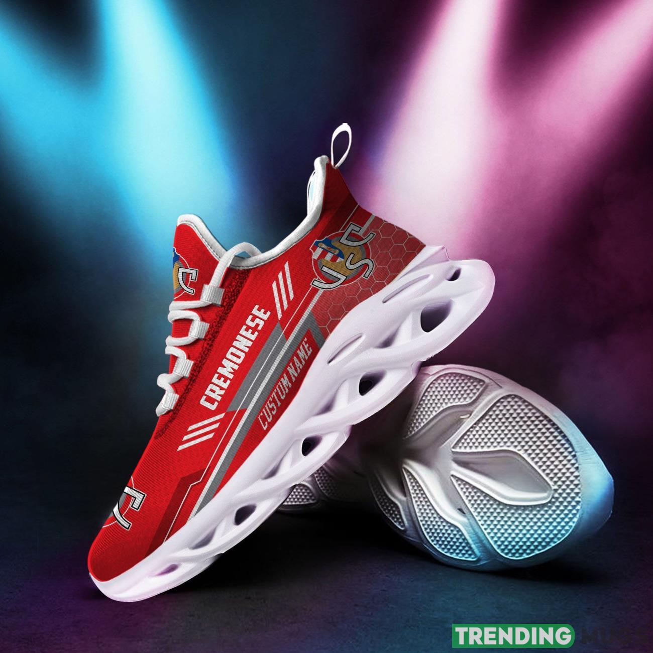 Cremonese Custom Personalized Max Soul Sneakers Running Sports Shoes Max Soul Cremonese Custom Personalized Max Soul Sneakers Running Sports Shoes Max Soul