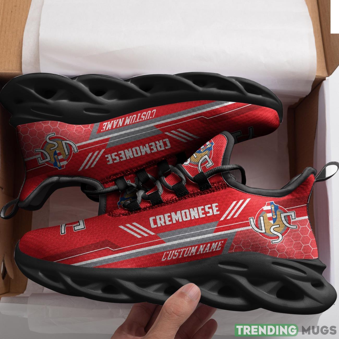 Cremonese Custom Personalized Max Soul Sneakers Running Sports Shoes Max Soul Cremonese Custom Personalized Max Soul Sneakers Running Sports Shoes Max Soul
