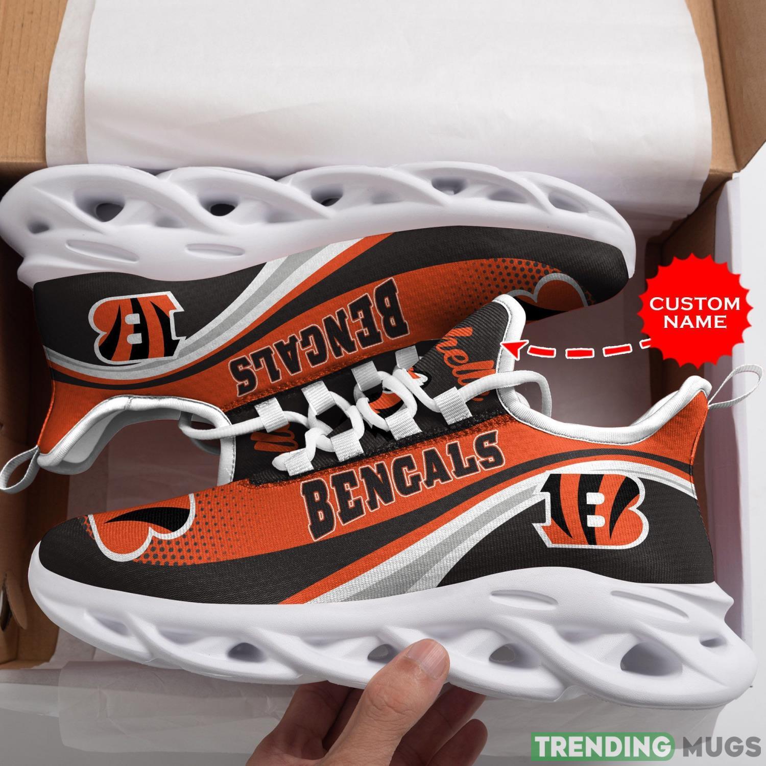 Custom Name Cincinnati Bengals Custom Personalized Max Soul Sneakers Running Sports Shoes For Men Women Max Soul Custom Name Cincinnati Bengals Custom Personalized Max Soul Sneakers Running Sports Shoes For Men Women Max Soul