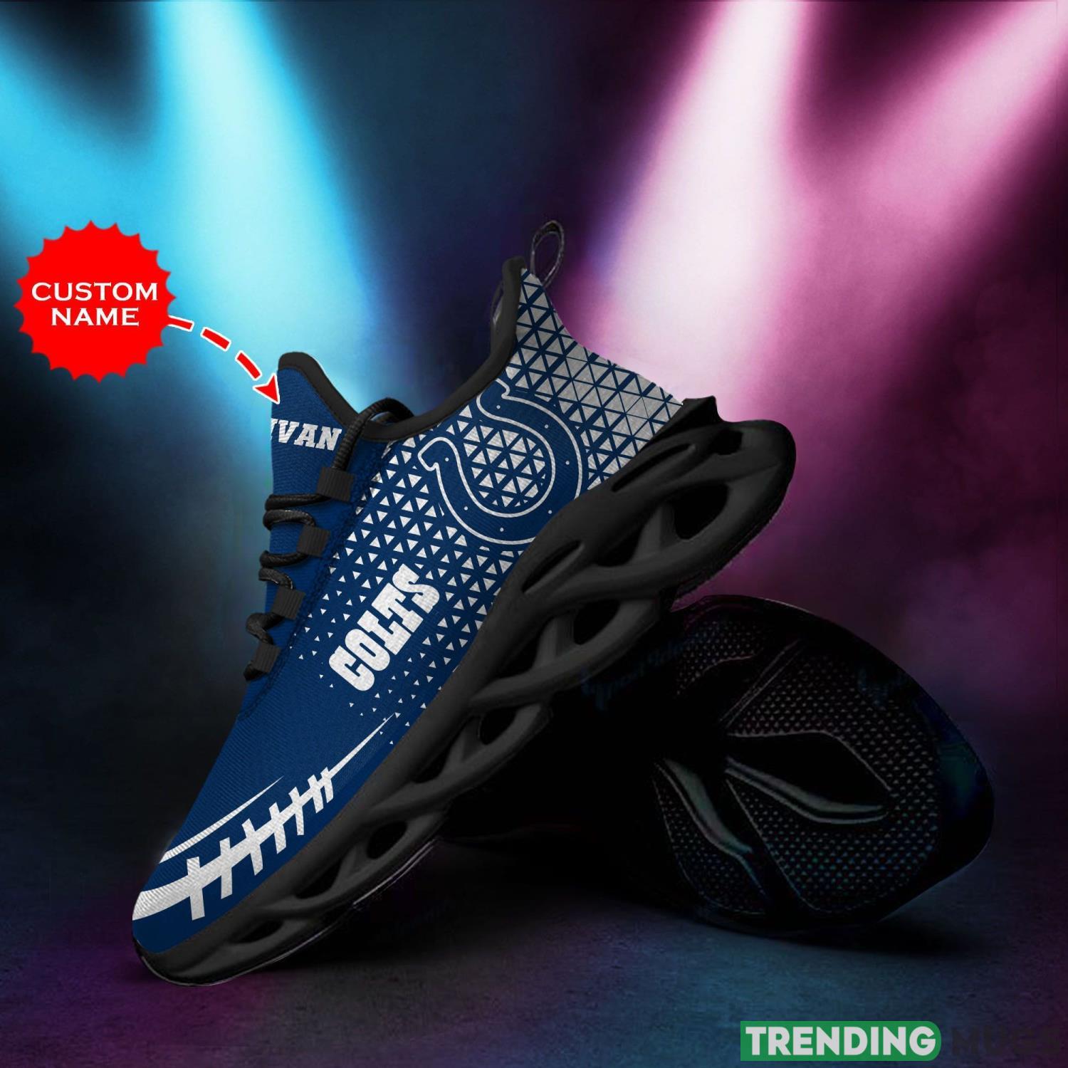 Custom Name Indianapolis Colts Custom Personalized Max Soul Sneakers Running Sports Shoes For Men Women Max Soul Custom Name Indianapolis Colts Custom Personalized Max Soul Sneakers Running Sports Shoes For Men Women Max Soul