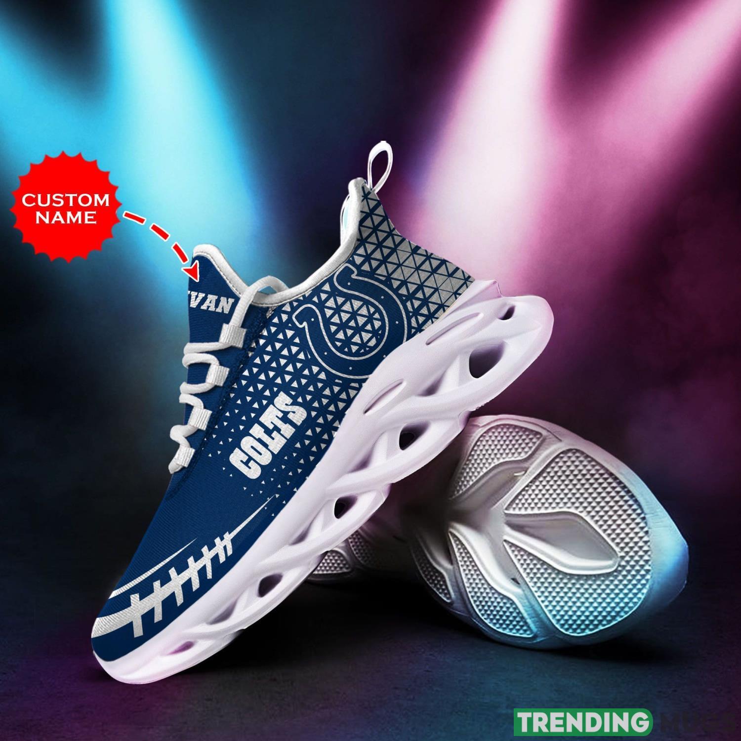 Custom Name Indianapolis Colts Custom Personalized Max Soul Sneakers Running Sports Shoes For Men Women Max Soul Custom Name Indianapolis Colts Custom Personalized Max Soul Sneakers Running Sports Shoes For Men Women Max Soul