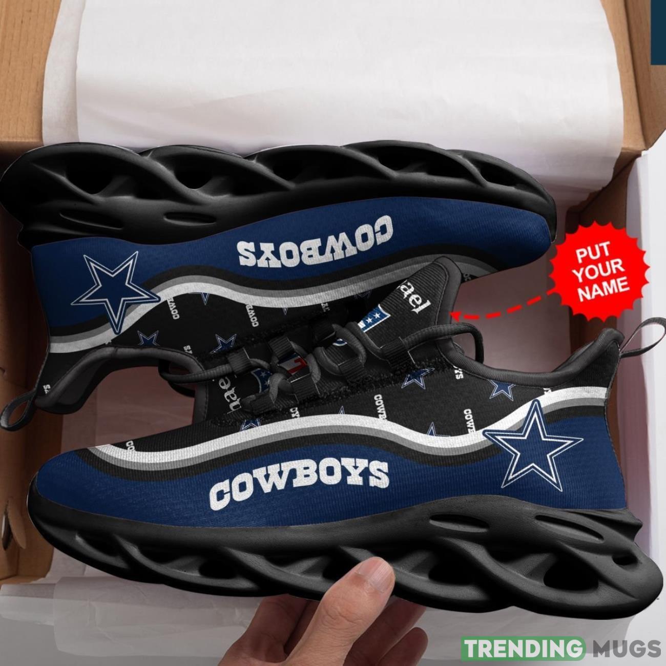 Dallas Cowboys Custom Personalized Max Soul Sneakers Running Sports Shoes Max Soul Dallas Cowboys Custom Personalized Max Soul Sneakers Running Sports Shoes Max Soul