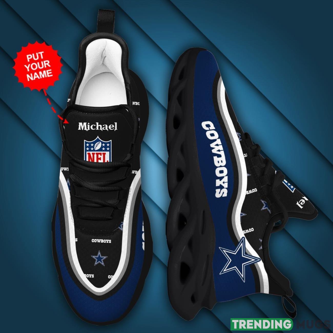 Dallas Cowboys Custom Personalized Max Soul Sneakers Running Sports Shoes Max Soul Dallas Cowboys Custom Personalized Max Soul Sneakers Running Sports Shoes Max Soul