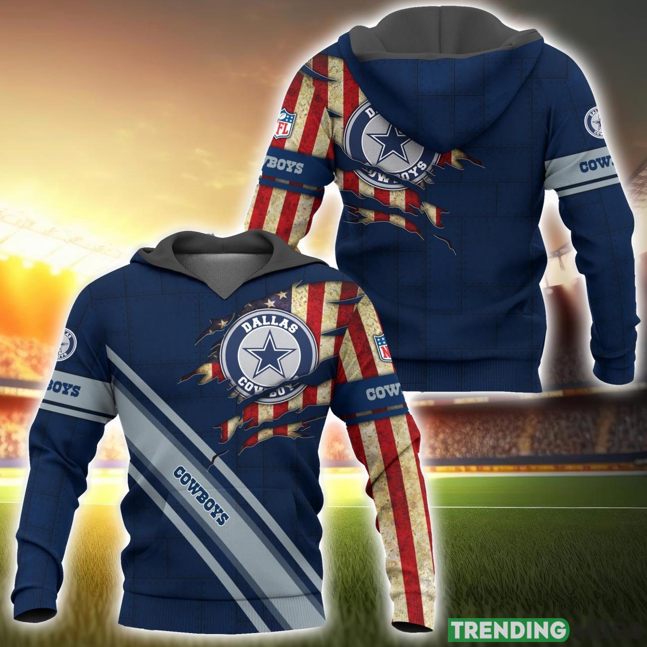 Dallas Cowboys NFL Sport Team 3D Hoodie For Fans Product Photo 1 Dallas Cowboys NFL Sport Team 3D Hoodie For Fans Product Photo 1