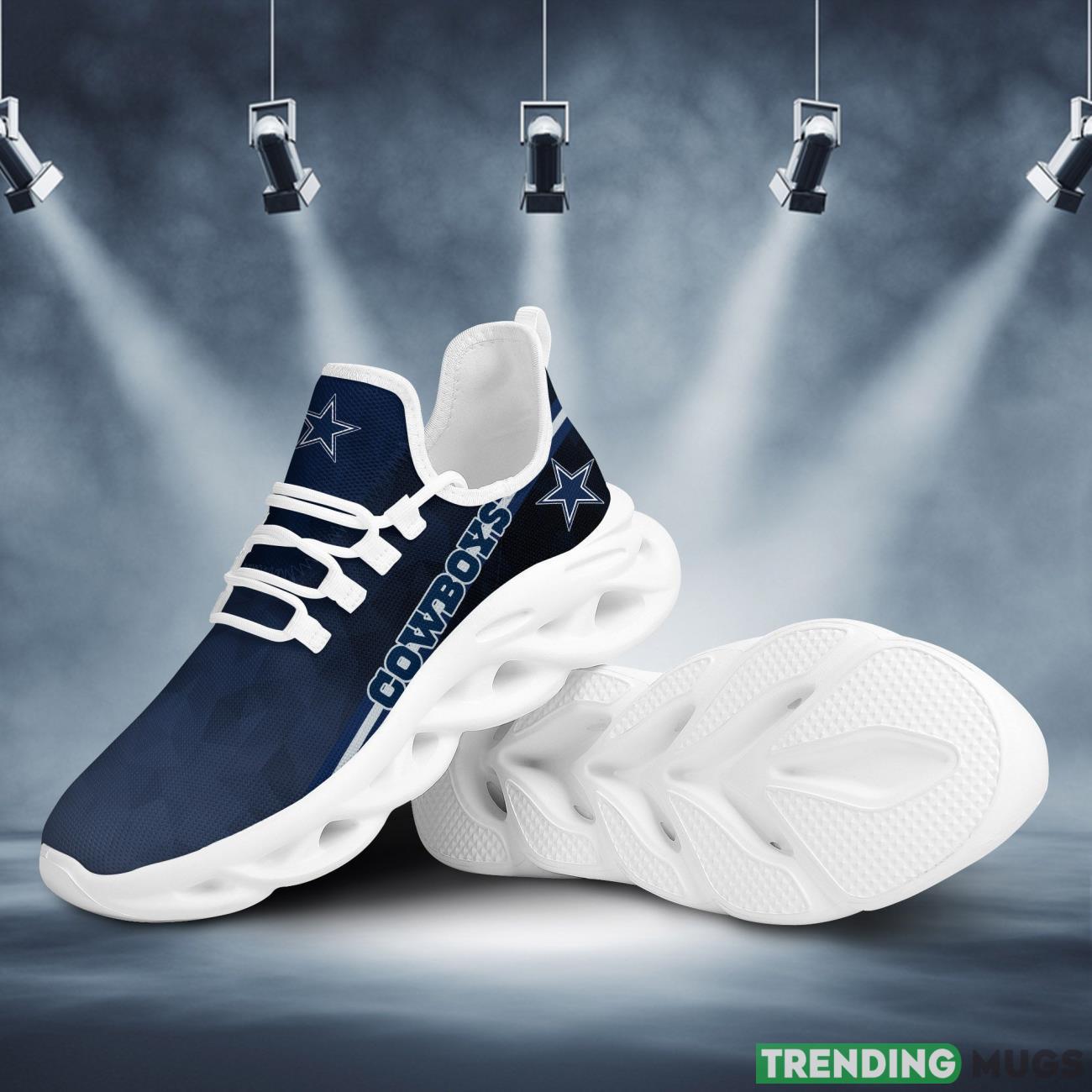 Dallas Cowboys Polygonal Design Trending Max Soul Clunky Sneaker Shoes For Mens Womens Max Soul Dallas Cowboys Polygonal Design Trending Max Soul Clunky Sneaker Shoes For Mens Womens Max Soul