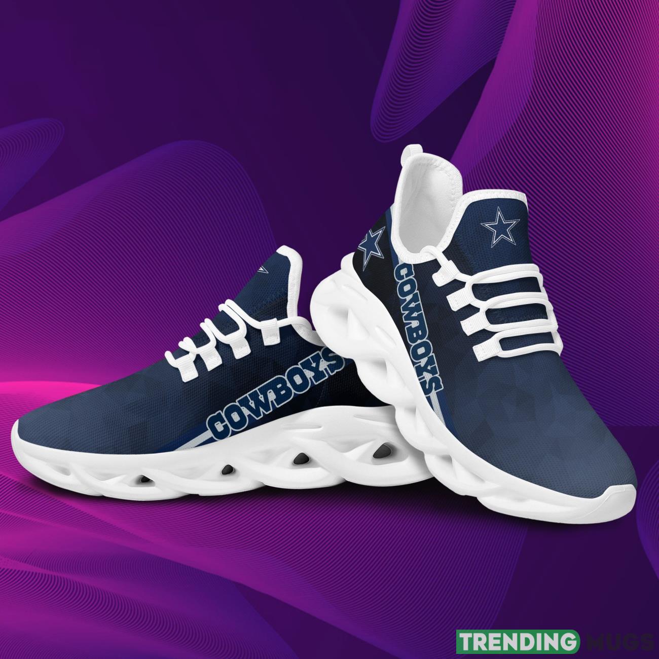 Dallas Cowboys Polygonal Design Trending Max Soul Clunky Sneaker Shoes For Mens Womens Max Soul Dallas Cowboys Polygonal Design Trending Max Soul Clunky Sneaker Shoes For Mens Womens Max Soul