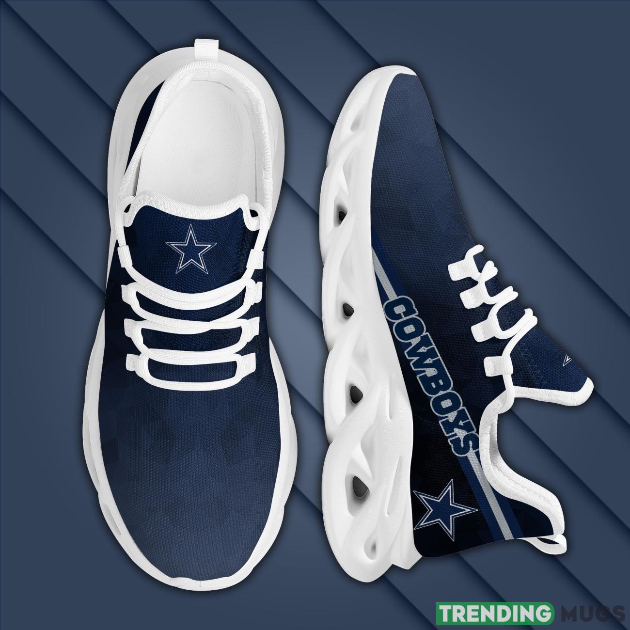 Dallas Cowboys Polygonal Design Trending Max Soul Clunky Sneaker Shoes For Mens Womens Max Soul Dallas Cowboys Polygonal Design Trending Max Soul Clunky Sneaker Shoes For Mens Womens Max Soul