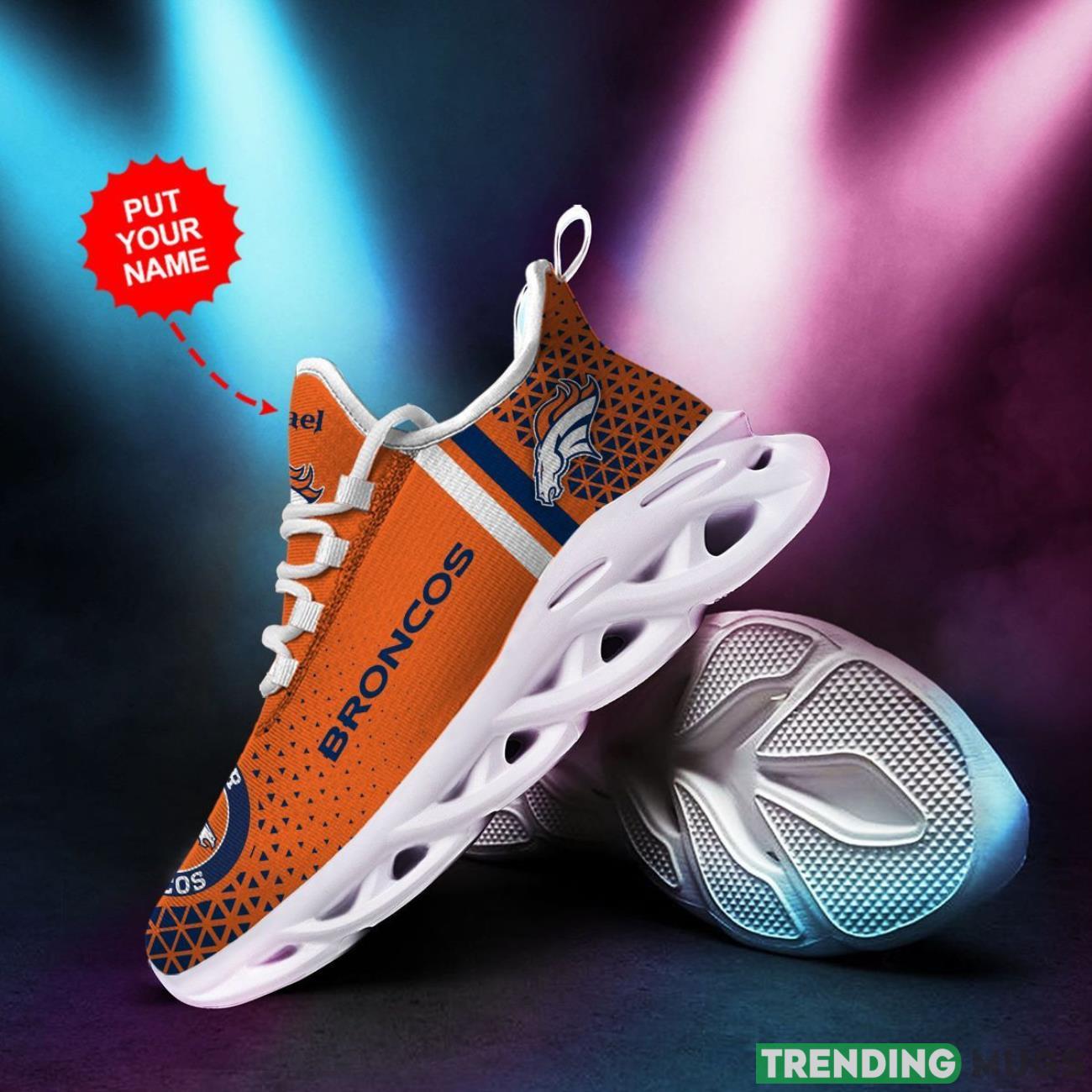 Denver Broncos Custom Name Personalized Max Soul Sneakers Running Full Printed Sports Running Shoes Max Soul Denver Broncos Custom Name Personalized Max Soul Sneakers Running Full Printed Sports Running Shoes Max Soul