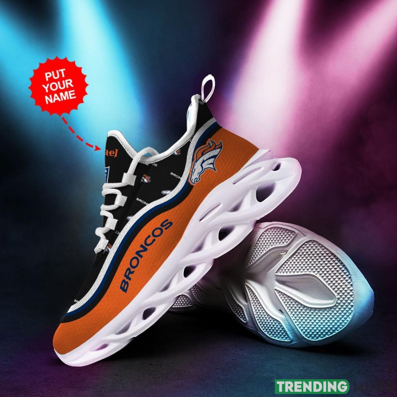 Denver Broncos Custom Personalized Max Soul Sneakers Running Full Printed Sports Running Shoes Max Soul Denver Broncos Custom Personalized Max Soul Sneakers Running Full Printed Sports Running Shoes Max Soul