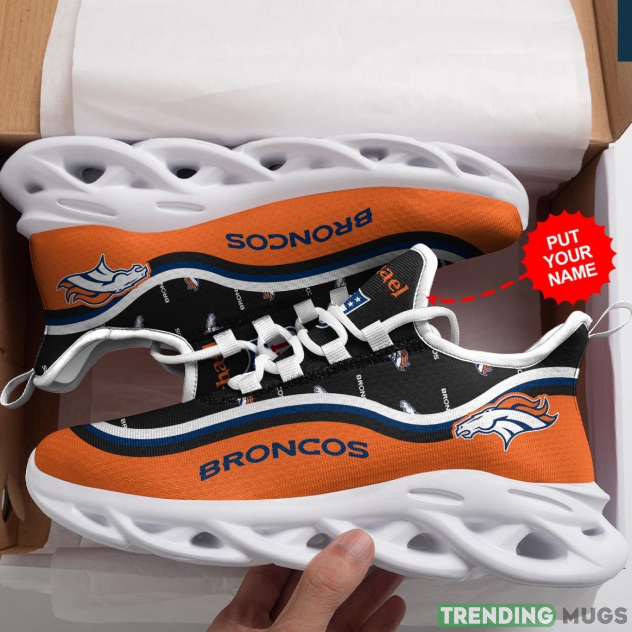 Denver Broncos Custom Personalized Max Soul Sneakers Running Full Printed Sports Running Shoes Max Soul Denver Broncos Custom Personalized Max Soul Sneakers Running Full Printed Sports Running Shoes Max Soul