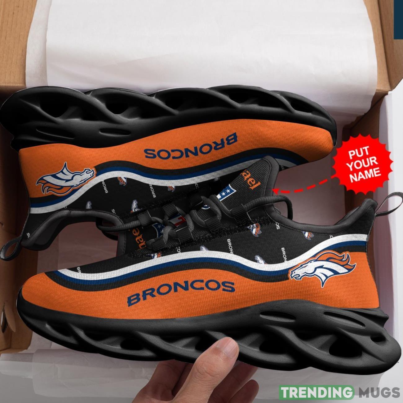 Denver Broncos Custom Personalized Max Soul Sneakers Running Full Printed Sports Running Shoes Max Soul Denver Broncos Custom Personalized Max Soul Sneakers Running Full Printed Sports Running Shoes Max Soul