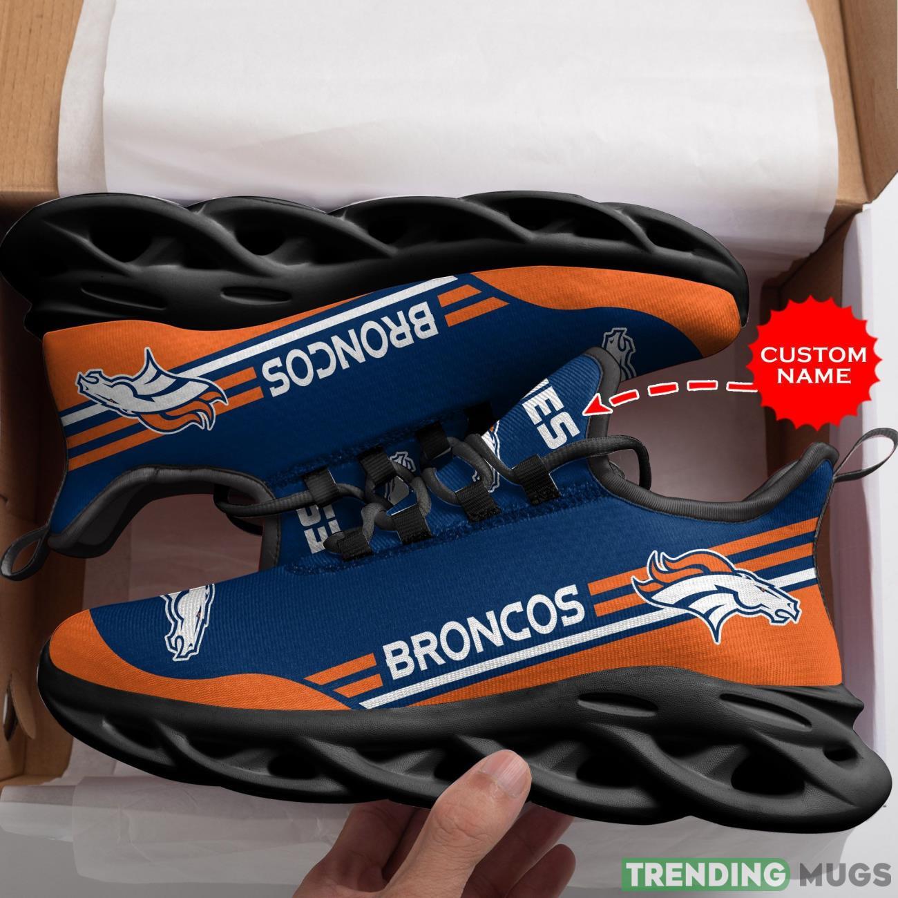 Denver Broncos Custom Personalized Max Soul Sneakers Running Sports Shoes Max Soul Denver Broncos Custom Personalized Max Soul Sneakers Running Sports Shoes Max Soul