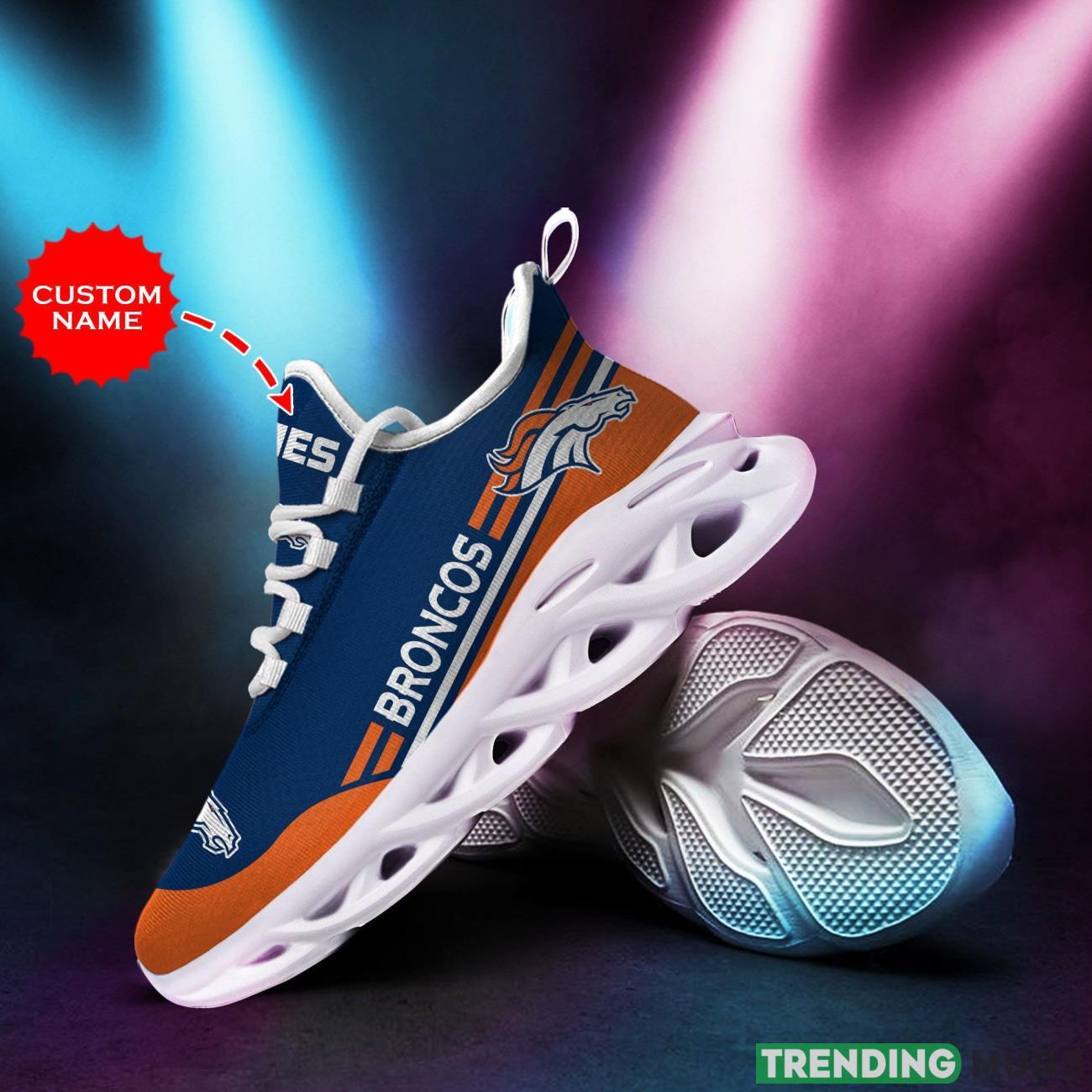 Denver Broncos Custom Personalized Max Soul Sneakers Running Sports Shoes Max Soul Denver Broncos Custom Personalized Max Soul Sneakers Running Sports Shoes Max Soul