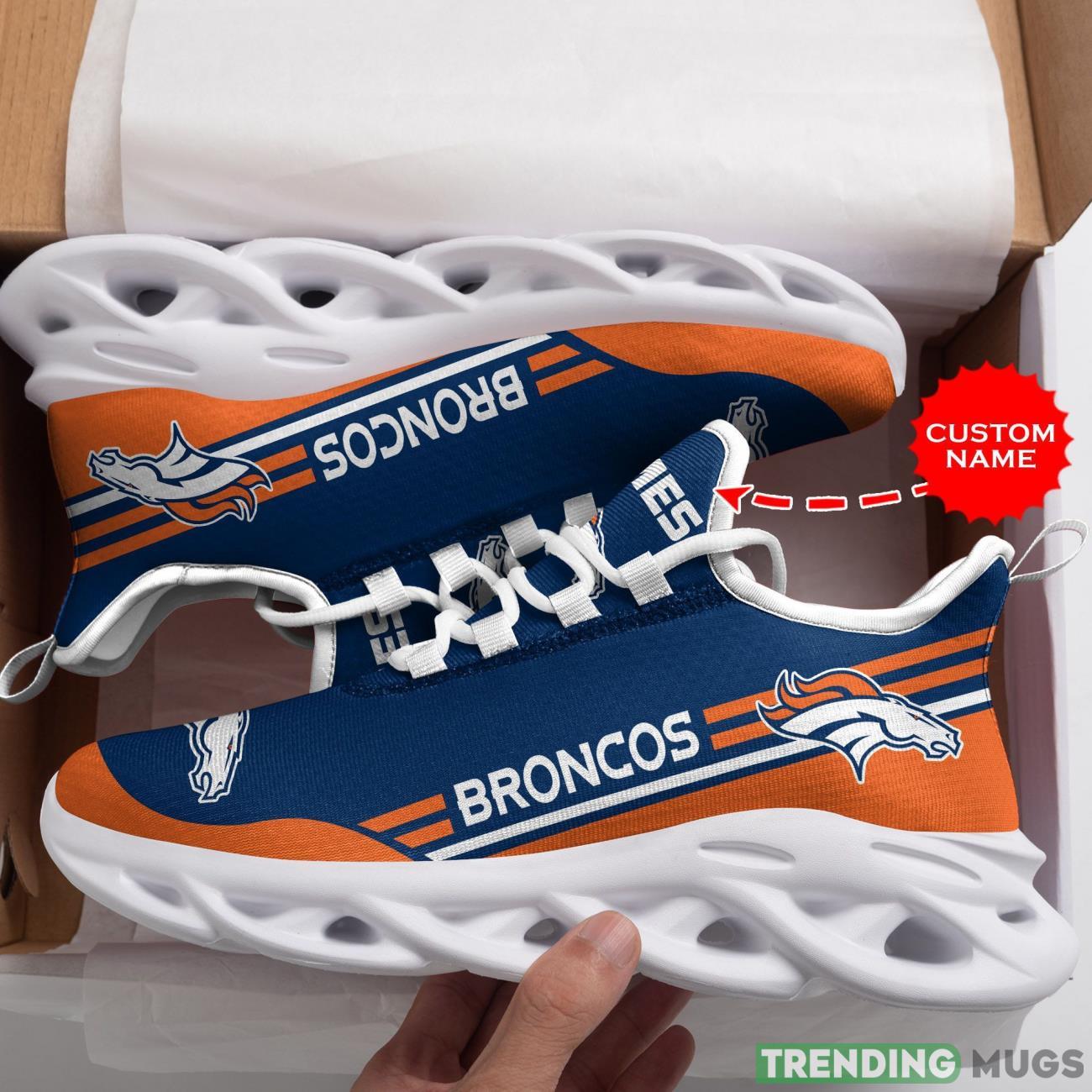 Denver Broncos Custom Personalized Max Soul Sneakers Running Sports Shoes Max Soul Denver Broncos Custom Personalized Max Soul Sneakers Running Sports Shoes Max Soul