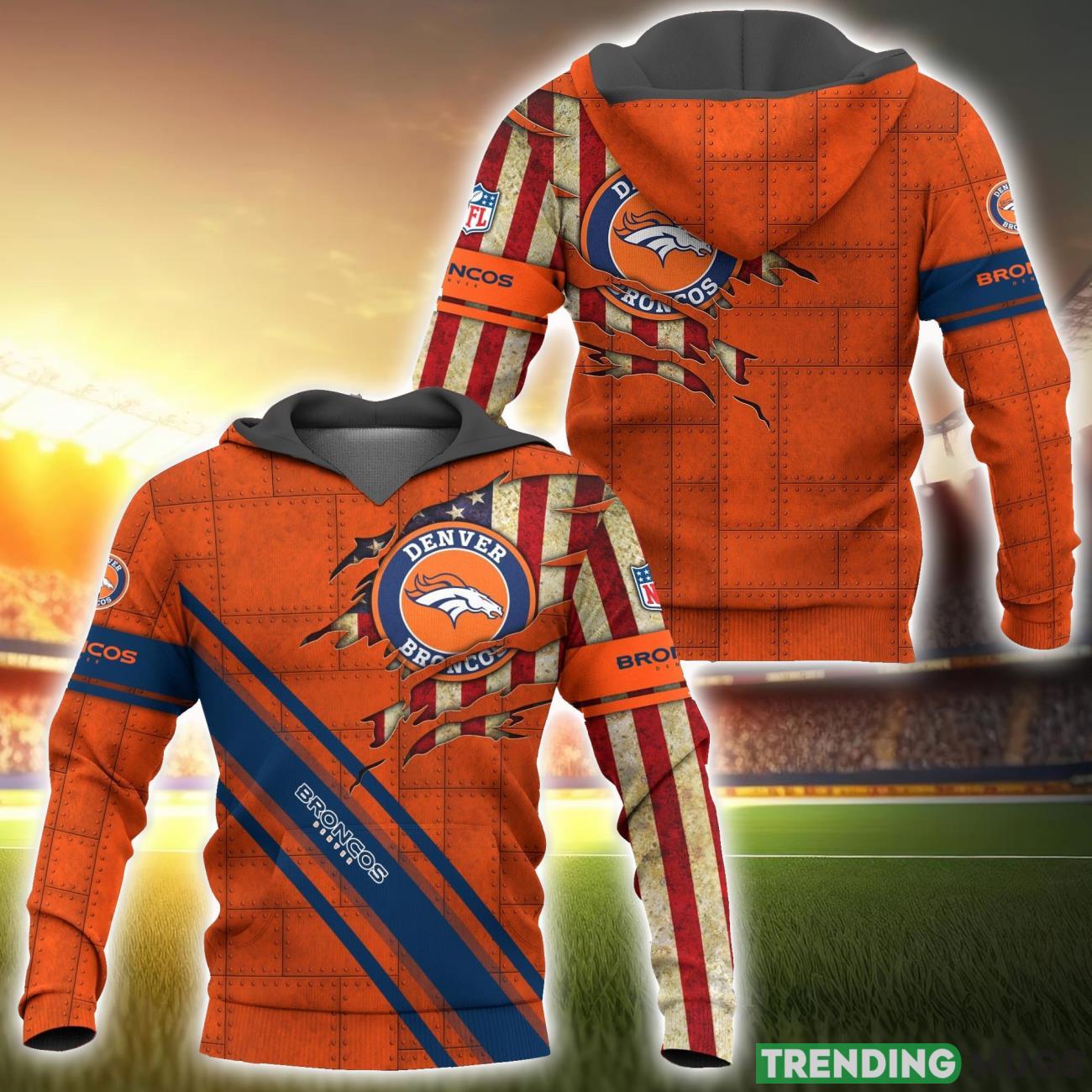 Denver Broncos NFL Sport Team 3D Hoodie For Fans Product Photo 1 Denver Broncos NFL Sport Team 3D Hoodie For Fans Product Photo 1