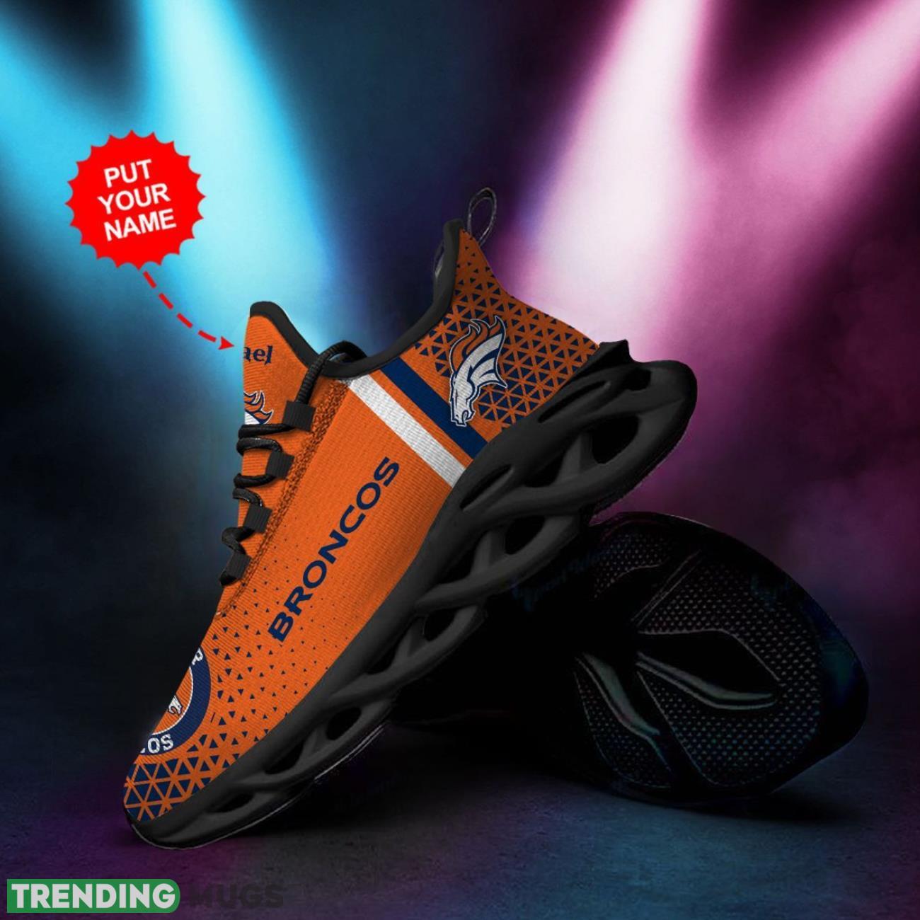 Denver Broncos Personalized Name 3D Max Soul Sneakers Running Sports Product Photo 1 Denver Broncos Personalized Name 3D Max Soul Sneakers Running Sports Product Photo 1