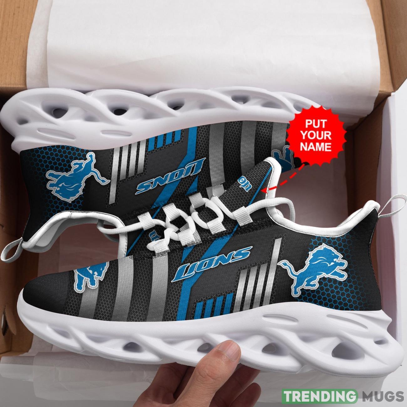 Detroit Lions Custom Personalized Max Soul Sneakers Running Full Printed Sports Running Shoes Product Photo 1 Detroit Lions Custom Personalized Max Soul Sneakers Running Full Printed Sports Running Shoes Product Photo 1