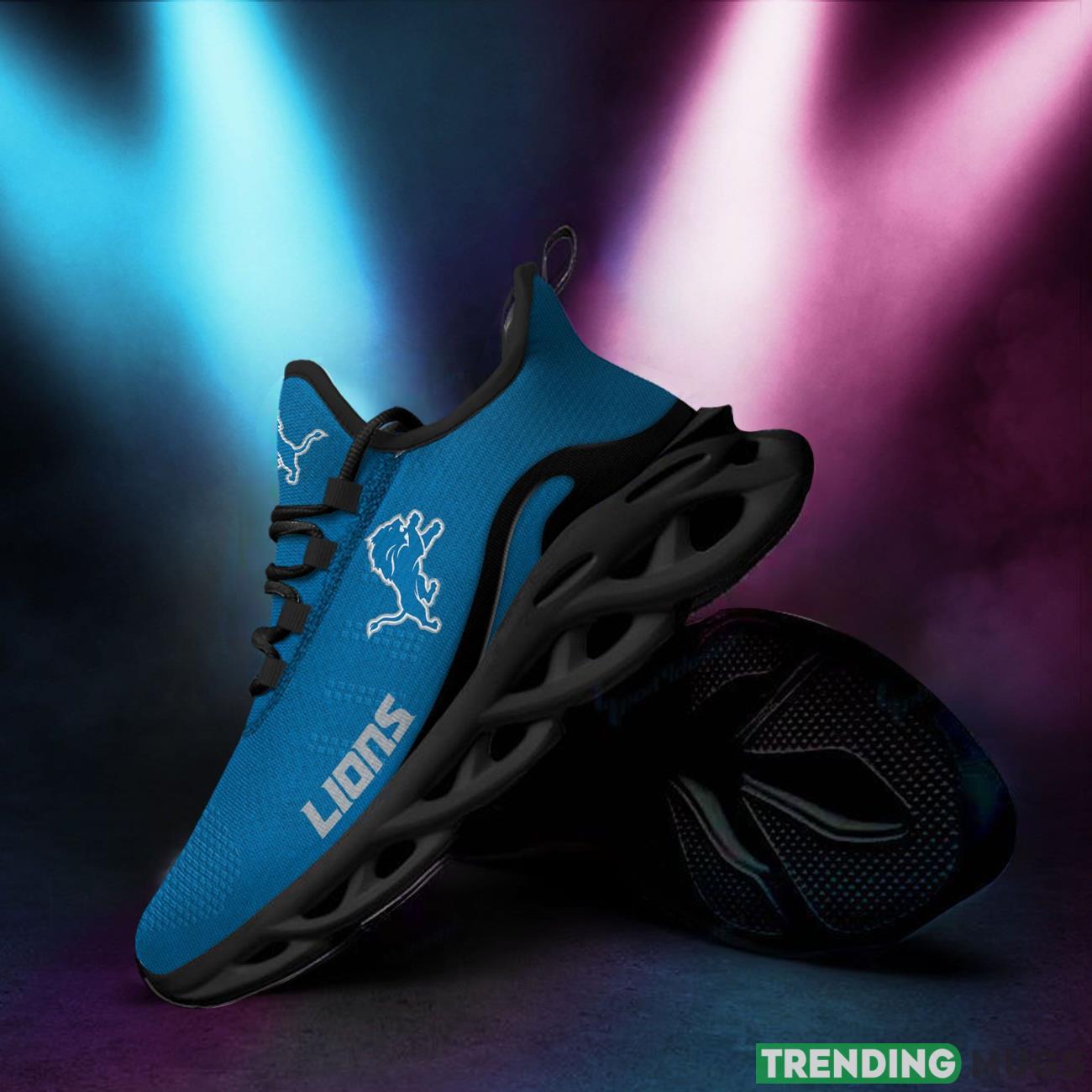 Detroit Lions New Trending 3D Printed Max Soul Clunky Sneaker Shoes For Men Women Max Soul Detroit Lions New Trending 3D Printed Max Soul Clunky Sneaker Shoes For Men Women Max Soul