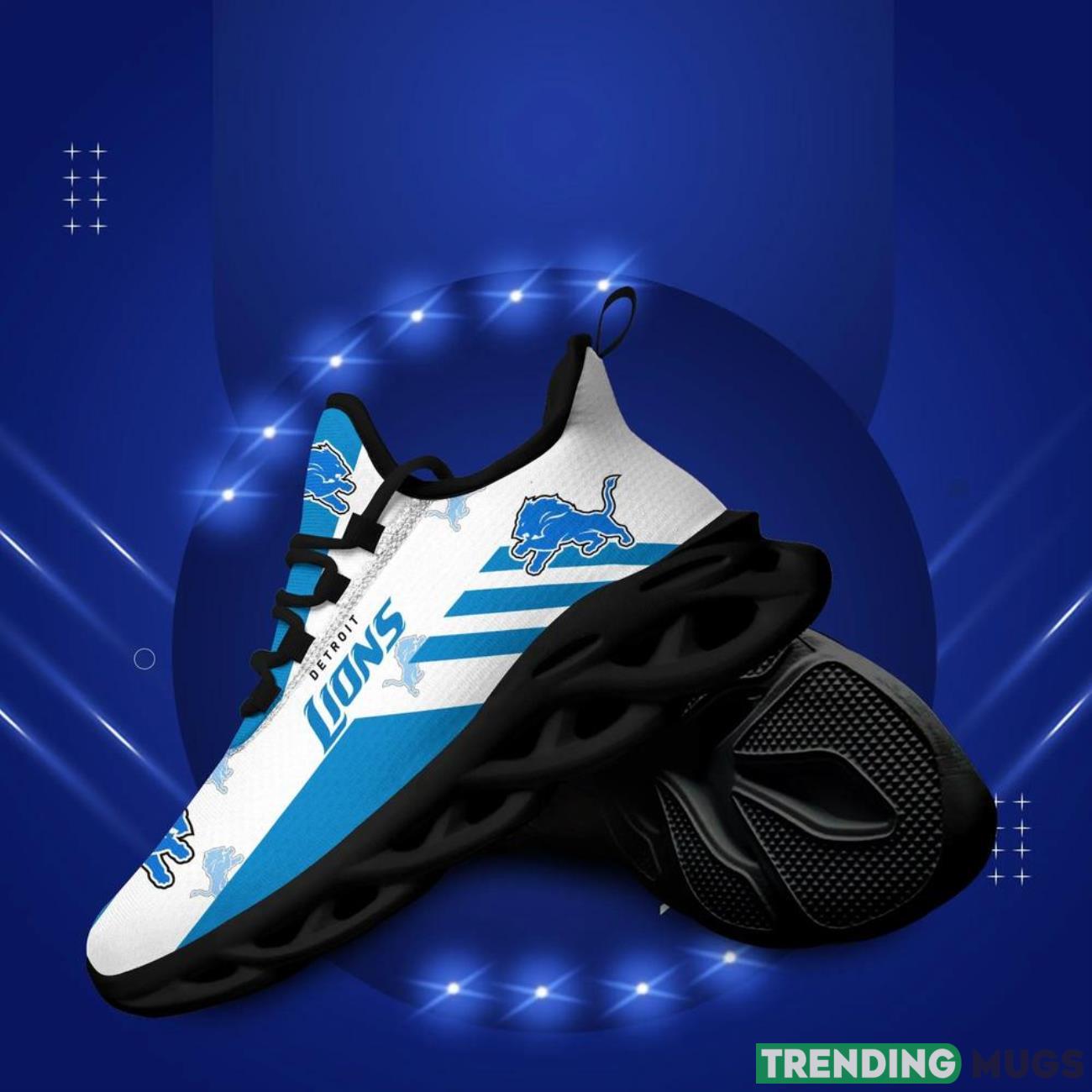 Detroit Lions NFL Max Soul Shoes Sneakers Personalized Name Gifts For Football Fans Max Soul Detroit Lions NFL Max Soul Shoes Sneakers Personalized Name Gifts For Football Fans Max Soul