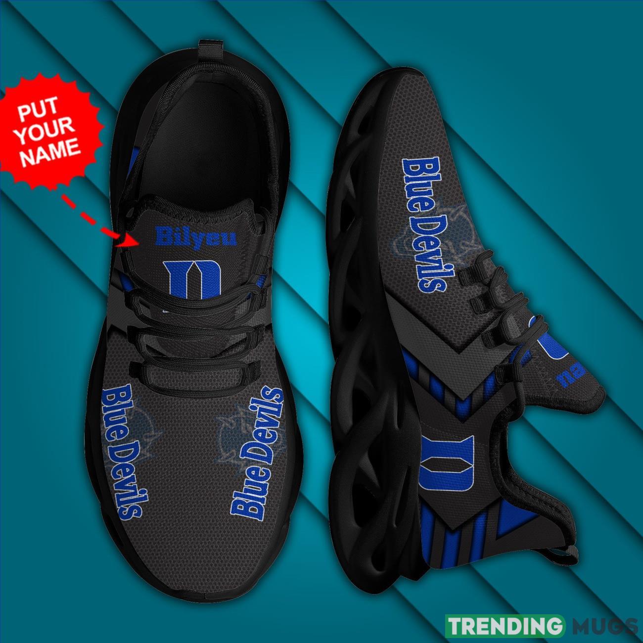 Duke Blue Devils Custom Personalized Max Soul Sneakers Running Sports Shoes Max Soul Duke Blue Devils Custom Personalized Max Soul Sneakers Running Sports Shoes Max Soul