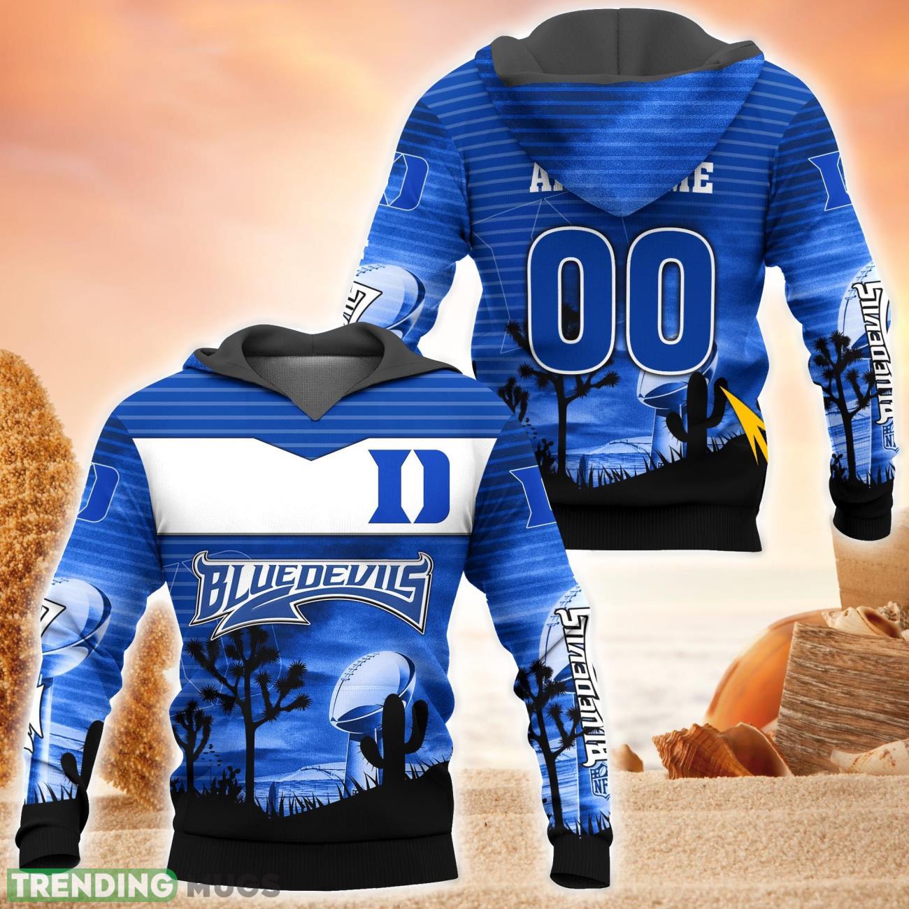 Duke Blue Devils NCAA2 Custom Name And Number 3D Hoodie For Fans Product Photo 1 Duke Blue Devils NCAA2 Custom Name And Number 3D Hoodie For Fans Product Photo 1