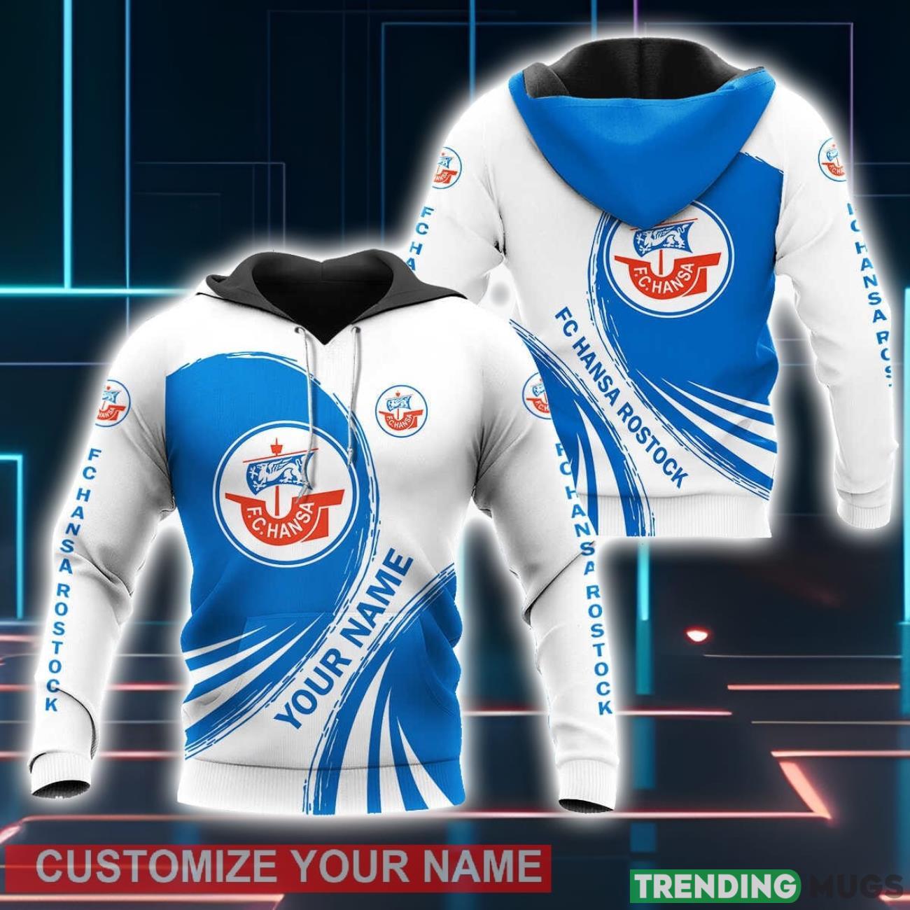 FC Hansa Rostock 3D Hoodie Winter Gift For Men For Women Personalized Name 3D Hoodies FC Hansa Rostock 3D Hoodie Winter Gift For Men For Women Personalized Name 3D Hoodies