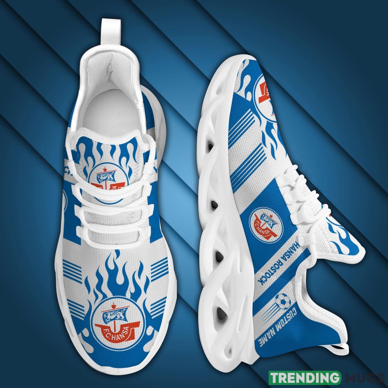 FC Hansa Rostock Custom Personalized Max Soul Sneakers Running Sports Shoes Max Soul FC Hansa Rostock Custom Personalized Max Soul Sneakers Running Sports Shoes Max Soul