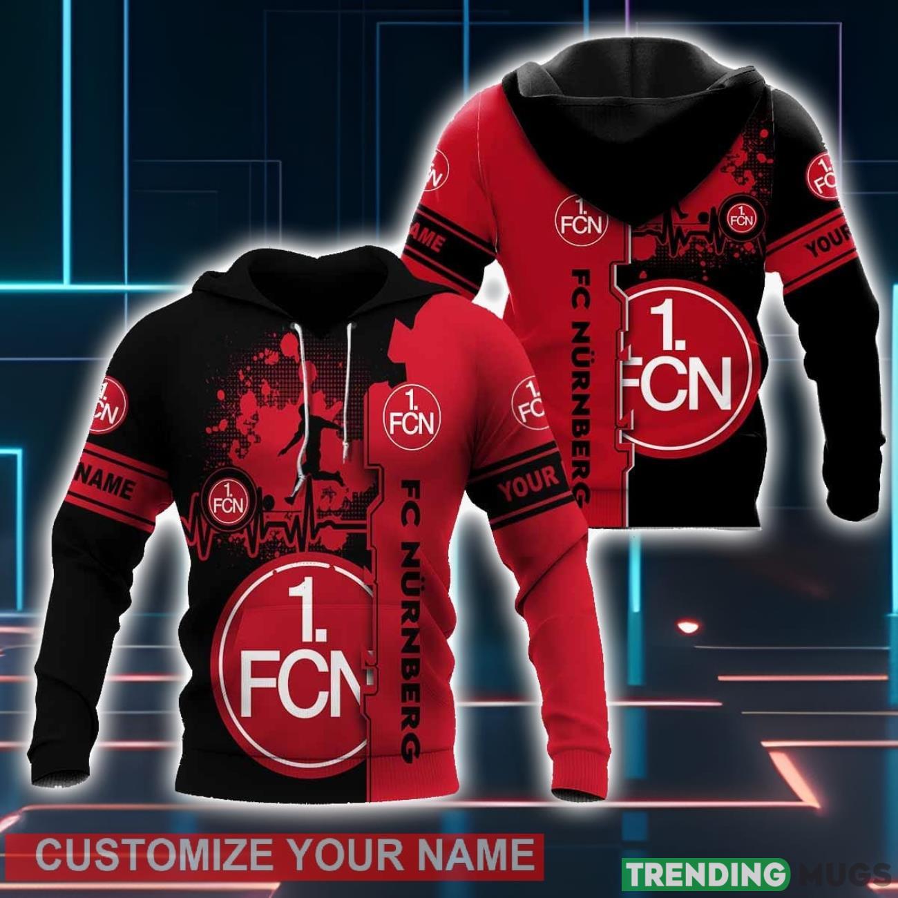 FC Nürnberg 3D Hoodie Winter Gift For Men For Women Personalized Name 3D Hoodies FC Nürnberg 3D Hoodie Winter Gift For Men For Women Personalized Name 3D Hoodies