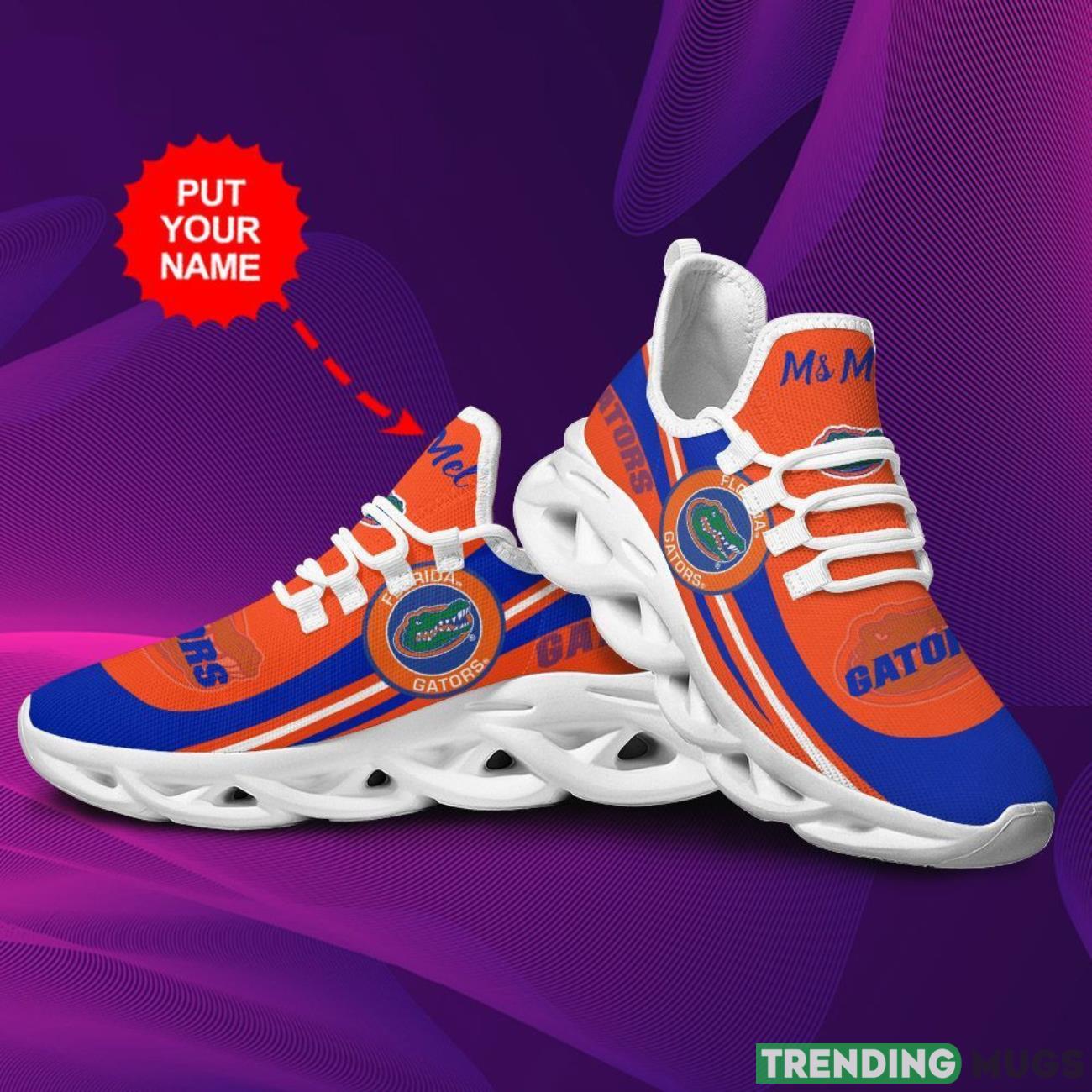 Florida Gators Personalized Name Max Soul Sneakers Running Sports Shoes Max Soul Florida Gators Personalized Name Max Soul Sneakers Running Sports Shoes Max Soul