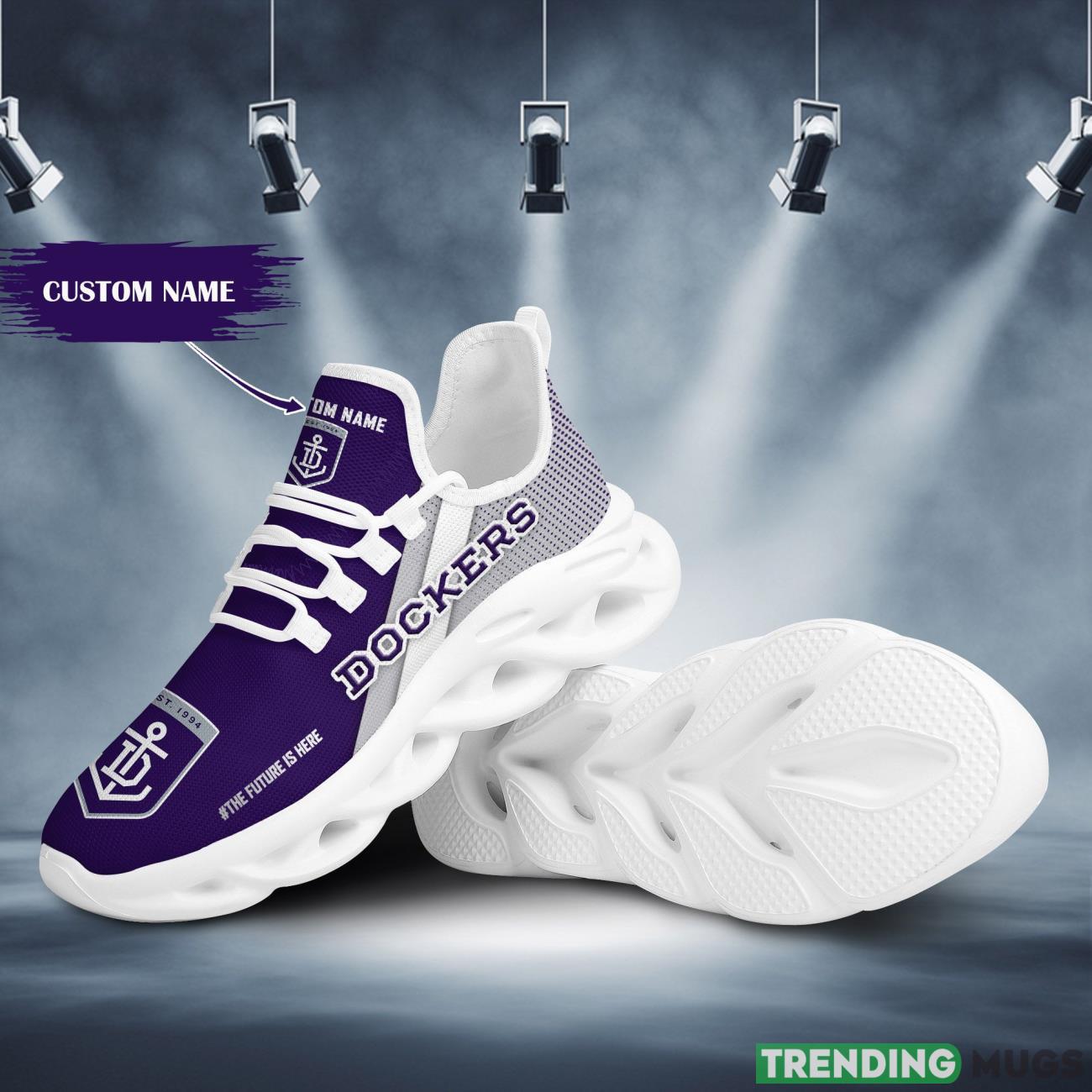 Fremantle Dockers Custom Personalized Max Soul Sneakers Running Sports Shoes Max Soul Fremantle Dockers Custom Personalized Max Soul Sneakers Running Sports Shoes Max Soul