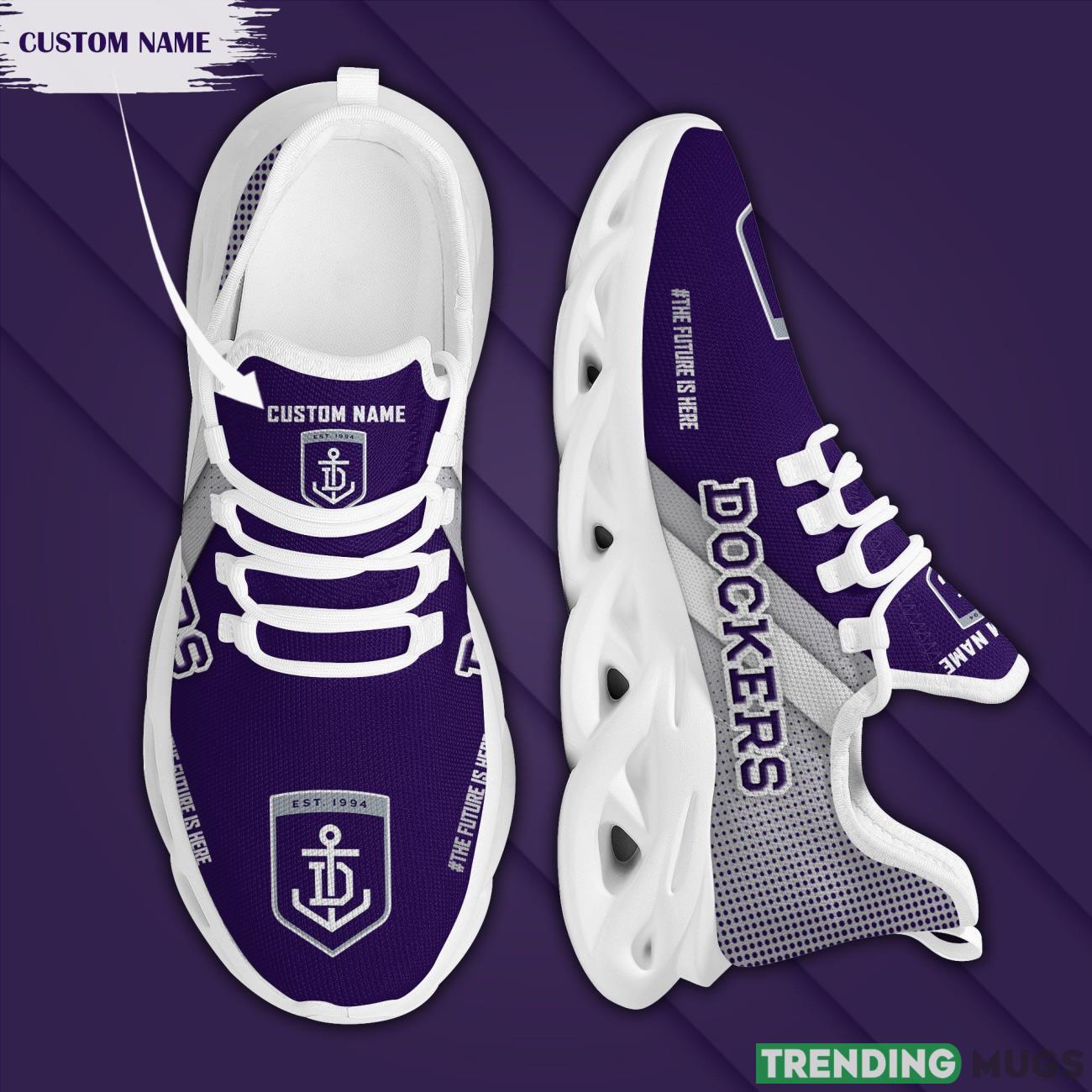 Fremantle Dockers Custom Personalized Max Soul Sneakers Running Sports Shoes Max Soul Fremantle Dockers Custom Personalized Max Soul Sneakers Running Sports Shoes Max Soul