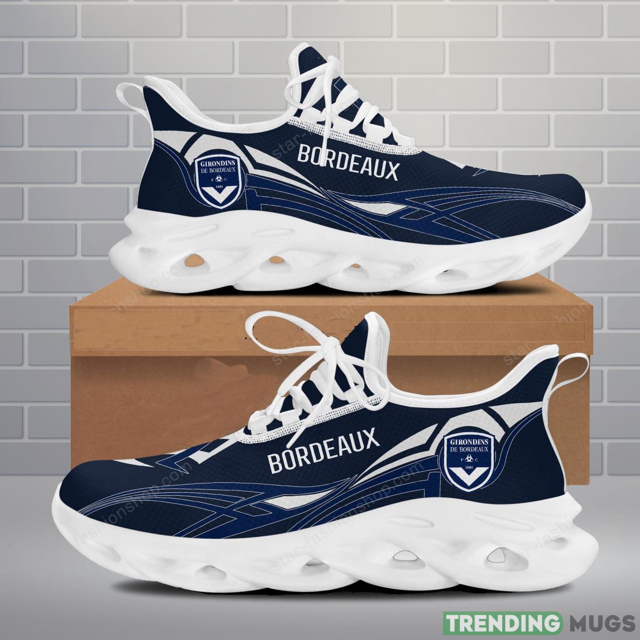 Girondins de Bordeaux Max Soul Shoes Sport Fans Gift Sneakers Product Photo 1 Girondins de Bordeaux Max Soul Shoes Sport Fans Gift Sneakers Product Photo 1
