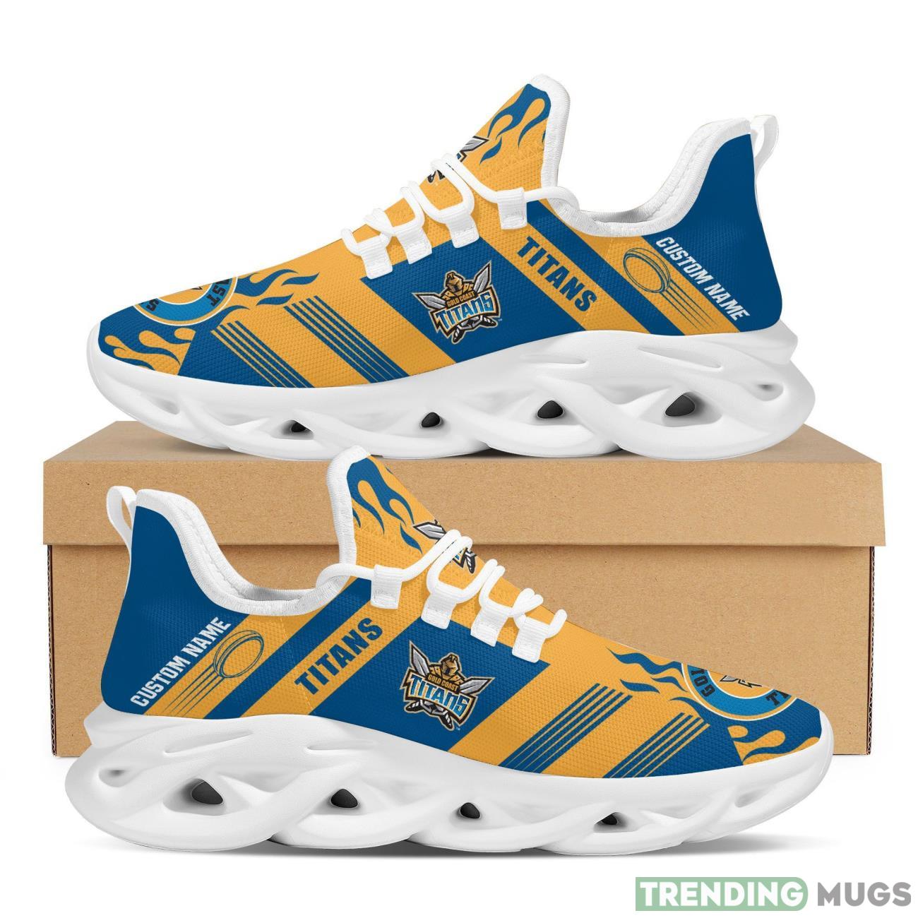 Gold Coast Titans Custom Personalized Max Soul Sneakers Running Full Printed Sports Running Shoes Product Photo 1 Gold Coast Titans Custom Personalized Max Soul Sneakers Running Full Printed Sports Running Shoes Product Photo 1
