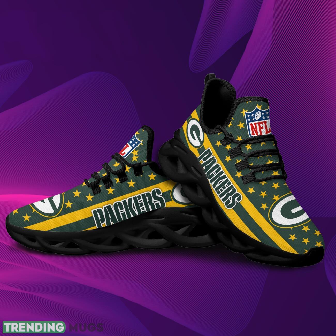 Green Bay Packers 3D Max Soul Sneakers Running Sports Max Soul Green Bay Packers 3D Max Soul Sneakers Running Sports Max Soul