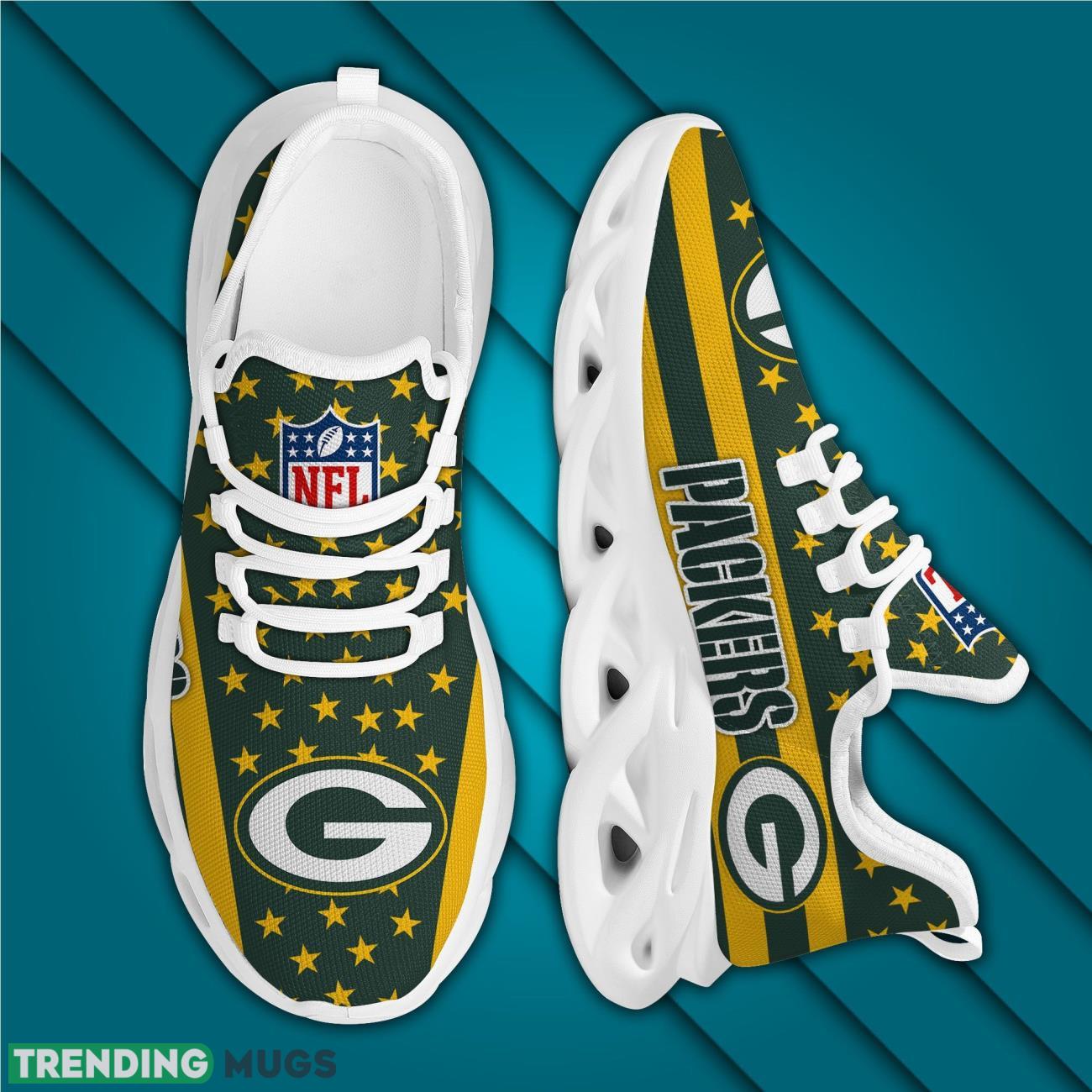 Green Bay Packers 3D Max Soul Sneakers Running Sports Max Soul Green Bay Packers 3D Max Soul Sneakers Running Sports Max Soul
